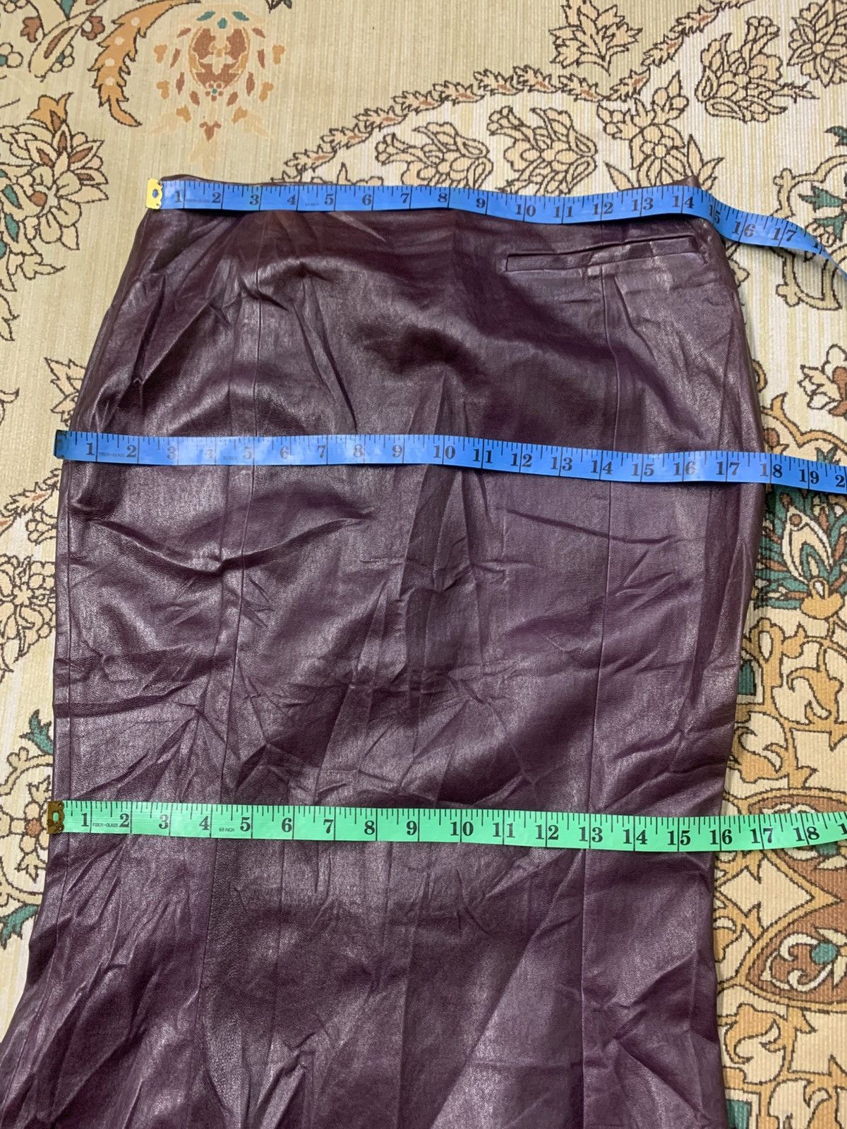 Jitrois JEAN CLAUDE JITROIS SKIRTS LEATHER Size 29" - 9 Thumbnail