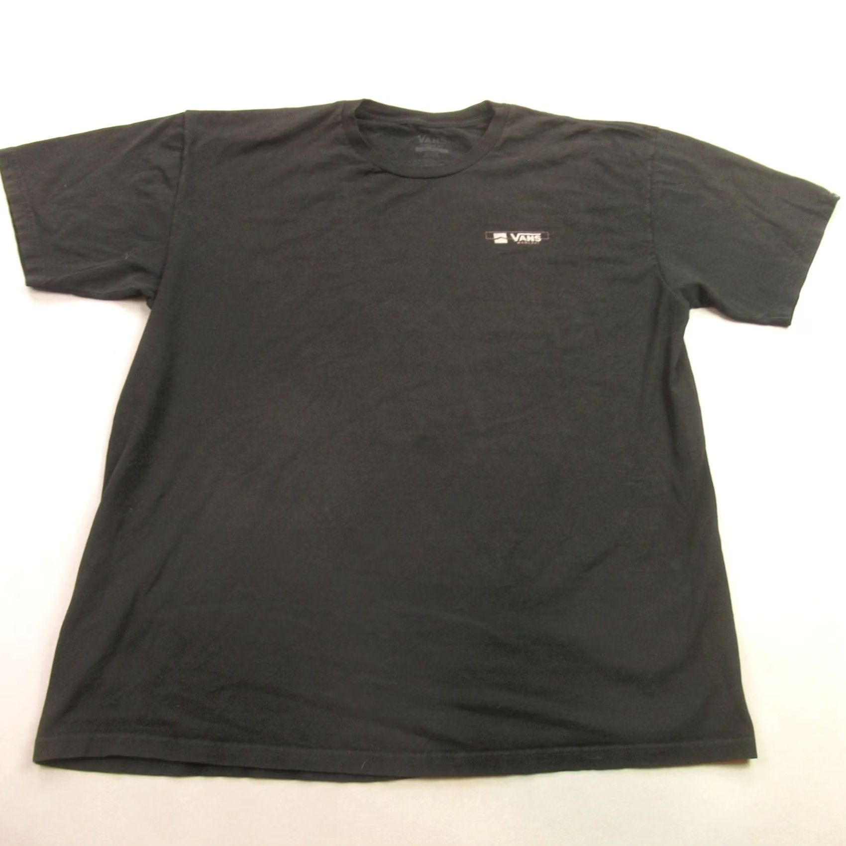 Vans Vans Shirt Mens XL Short Sleeve Crew Neck Black Lightweight Classic Fit Size US XL / EU 56 / 4 - 2 Thumbnail