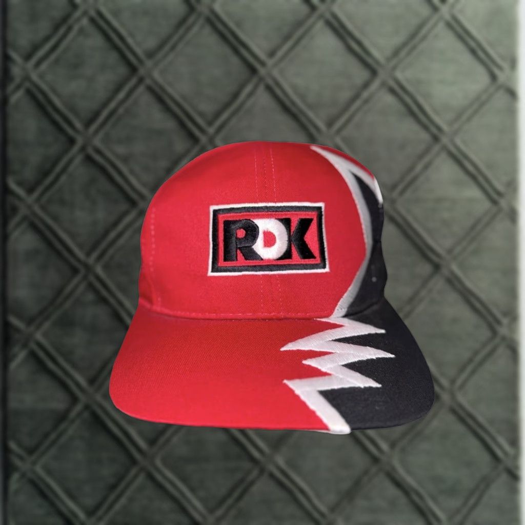 Vintage VINTAGE Unbranded Hat Baseball Cap Adjustable One Size Men Red Shockwave Embroidered Design Size ONE SIZE - 1 Thumbnail