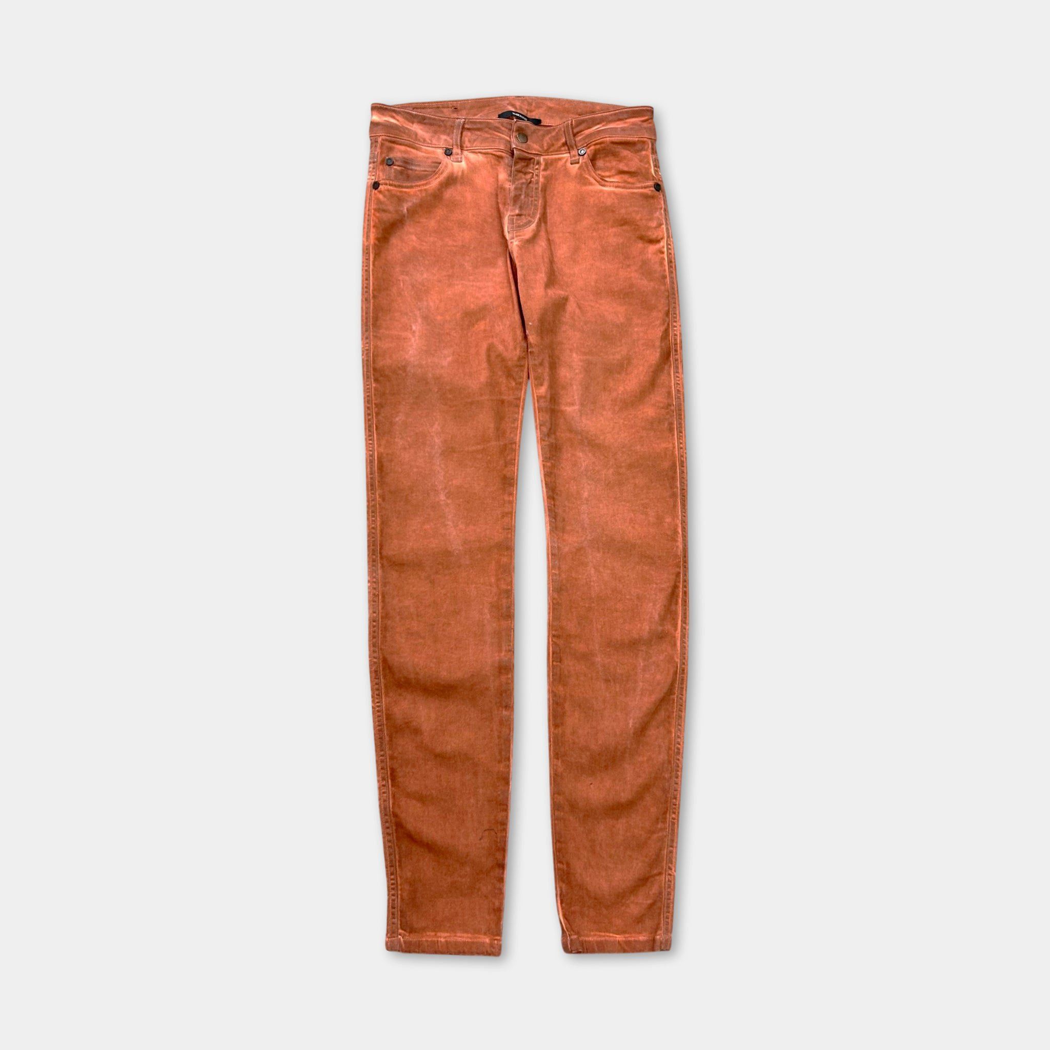 plein sud Plein Sud Terracota Denim Skinny Pants Size 28" / US 6 / IT 42 - 1 Thumbnail