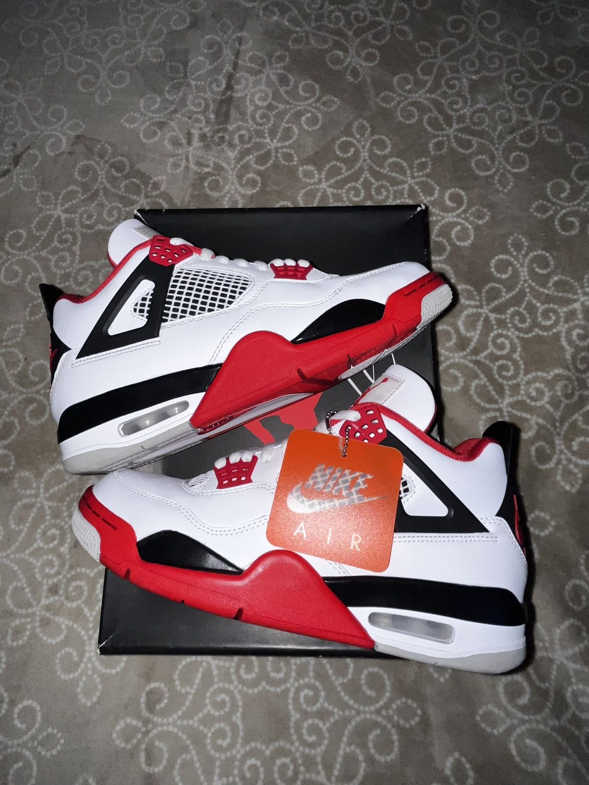 Jordan Brand Jordan 4 Retro Fire Red Size US 9 / EU 42 - 1 Thumbnail