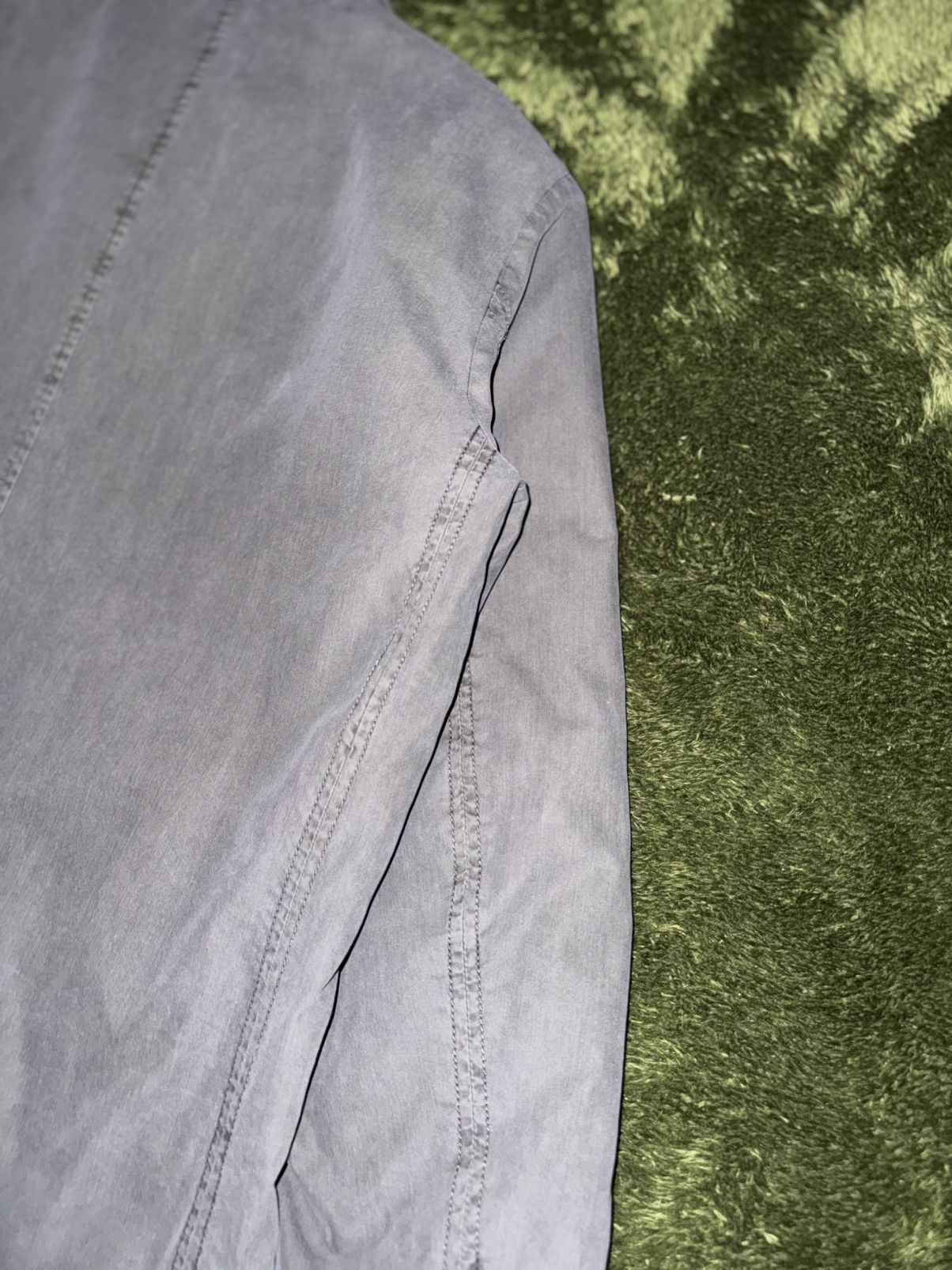 Japanese Brand [110] Series Washed Padded Snap Coat Jacket Grey Size US XL / EU 56 / 4 - 9 Thumbnail