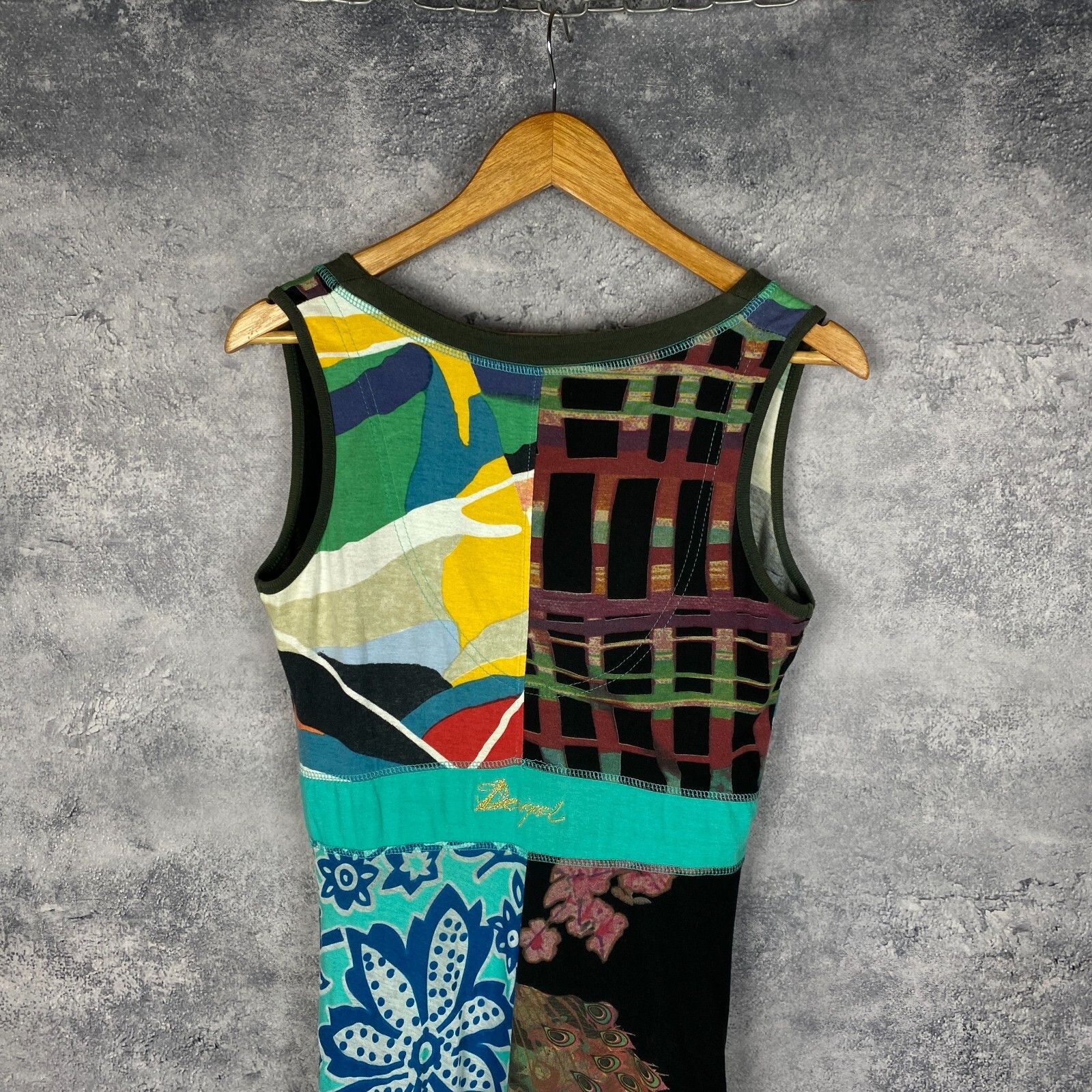 Desigual Desigual Dress Women's Size M Multicolor Sleeveless ` Size M / US 6-8 / IT 42-44 - 8 Thumbnail