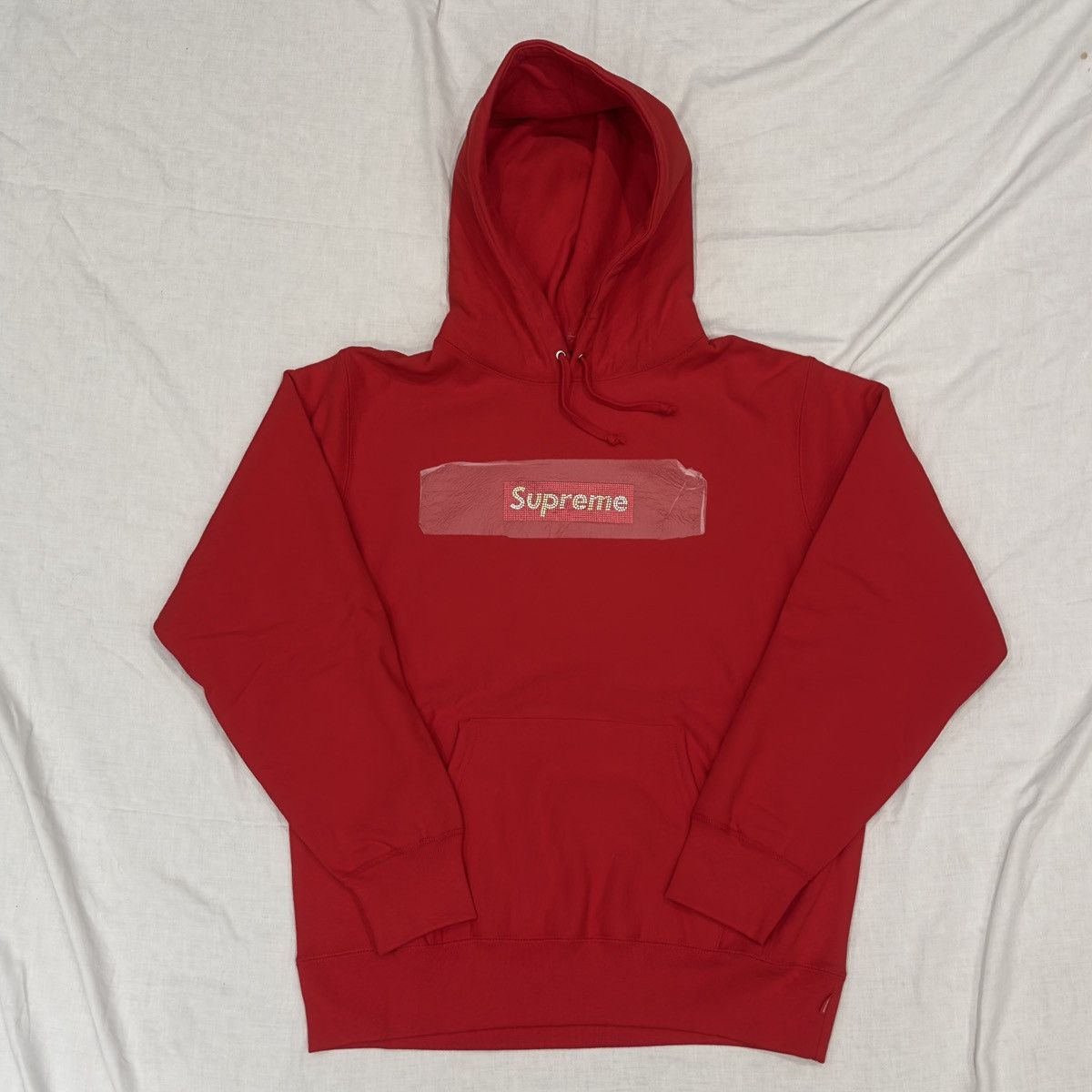 Supreme Swarovski Box Logo Hoodie | Grailed