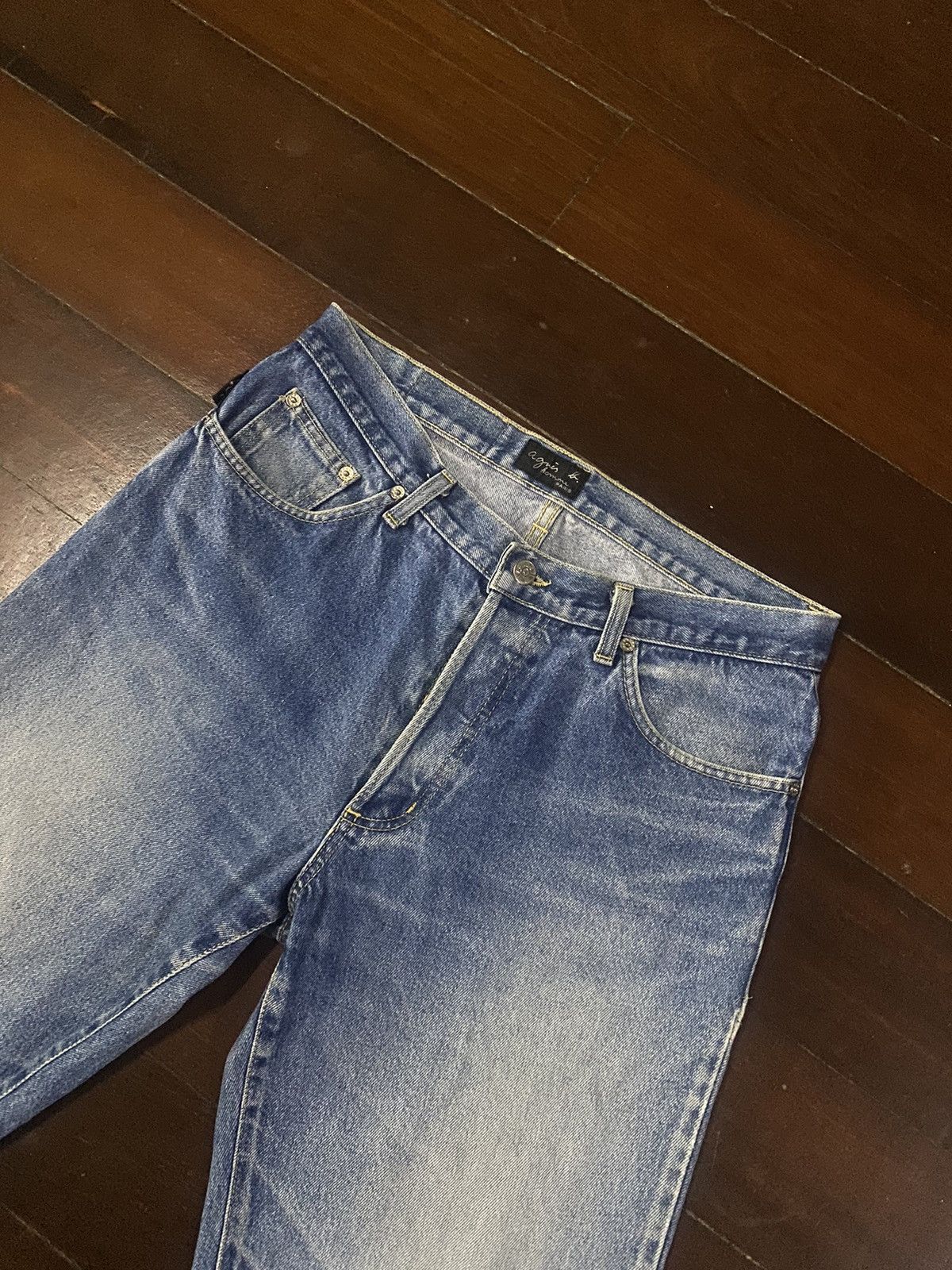 agnes b. FIRE 🔥 vintage 90s AGNES B flare jeans nice faded Size US 34 / EU 50 - 8 Thumbnail