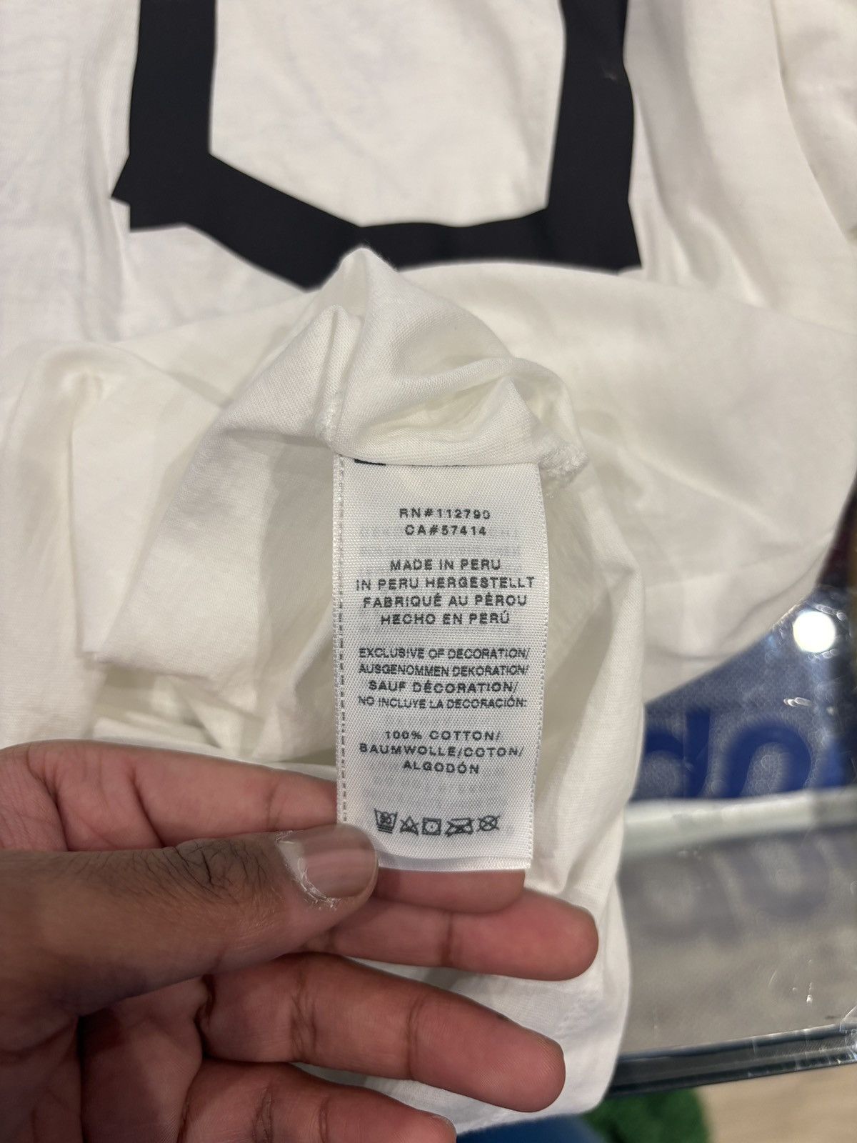 True Religion True Religion White Black Contrast Pocket Tee Size: L Size US L / EU 52-54 / 3 - 6 Thumbnail