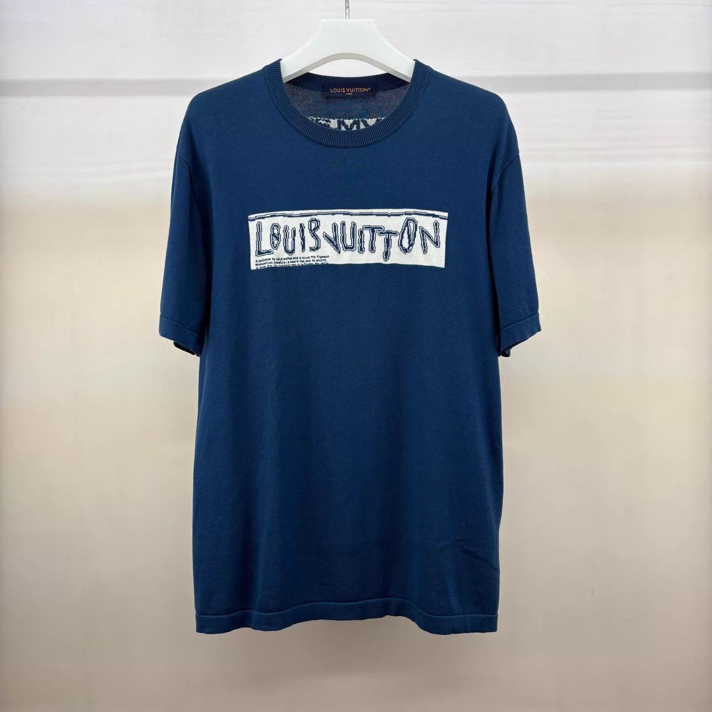 Louis Vuitton Blue XL Short Sleeve Graphic Shirt Size US XL / EU 56 / 4 - 1 Thumbnail