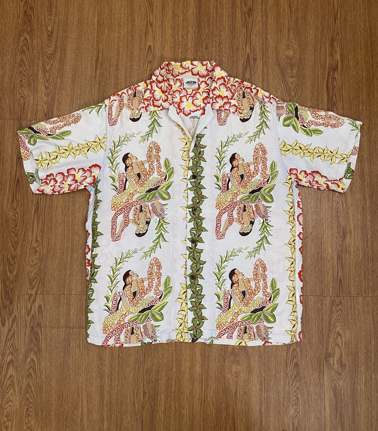Toyo Enterprises Jack's hula girl hawaiian shirt Size US M / EU 48-50 / 2 - 1 Thumbnail