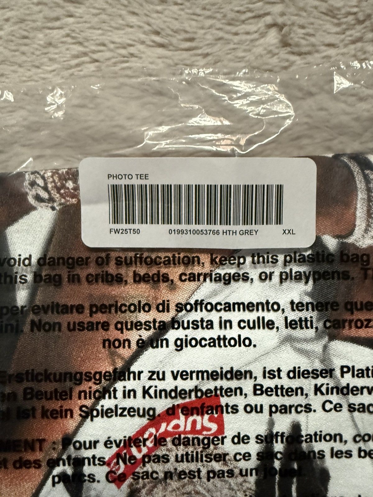 Supreme Supreme Playboy Carti Tee Size US XXL / EU 58 / 5 - 3 Thumbnail