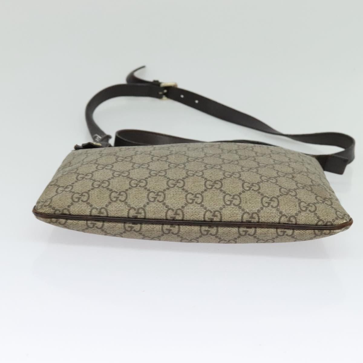 Gucci GUCCI GG Supreme Shoulder Bag Pvc Outlet Beige Silver Size ONE SIZE - 9 Thumbnail