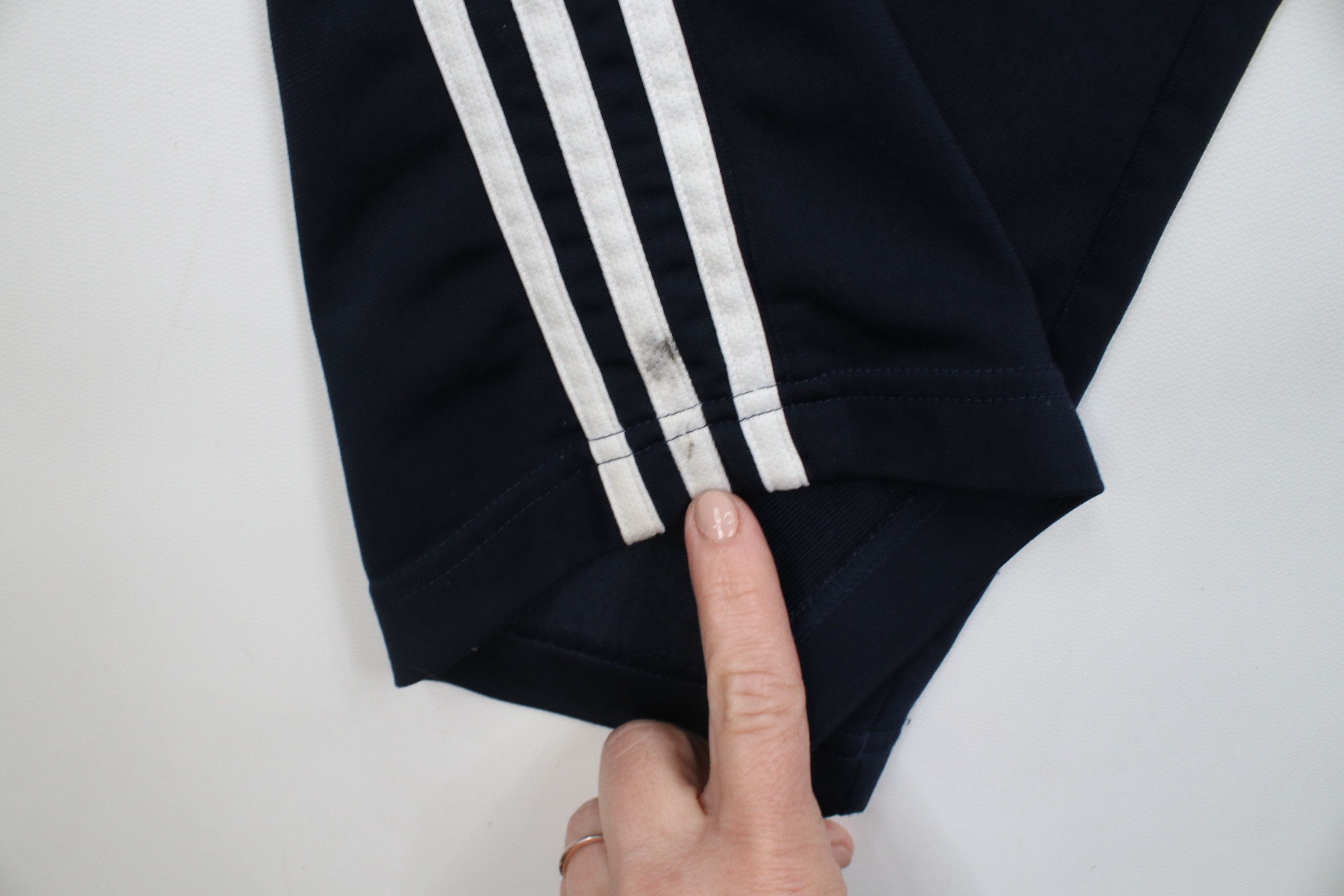 Adidas × Vintage Vintage Y2K Adidas Spell Striped Wide Leg Sweatpants Blue Size US 38 / EU 54 - 7 Thumbnail