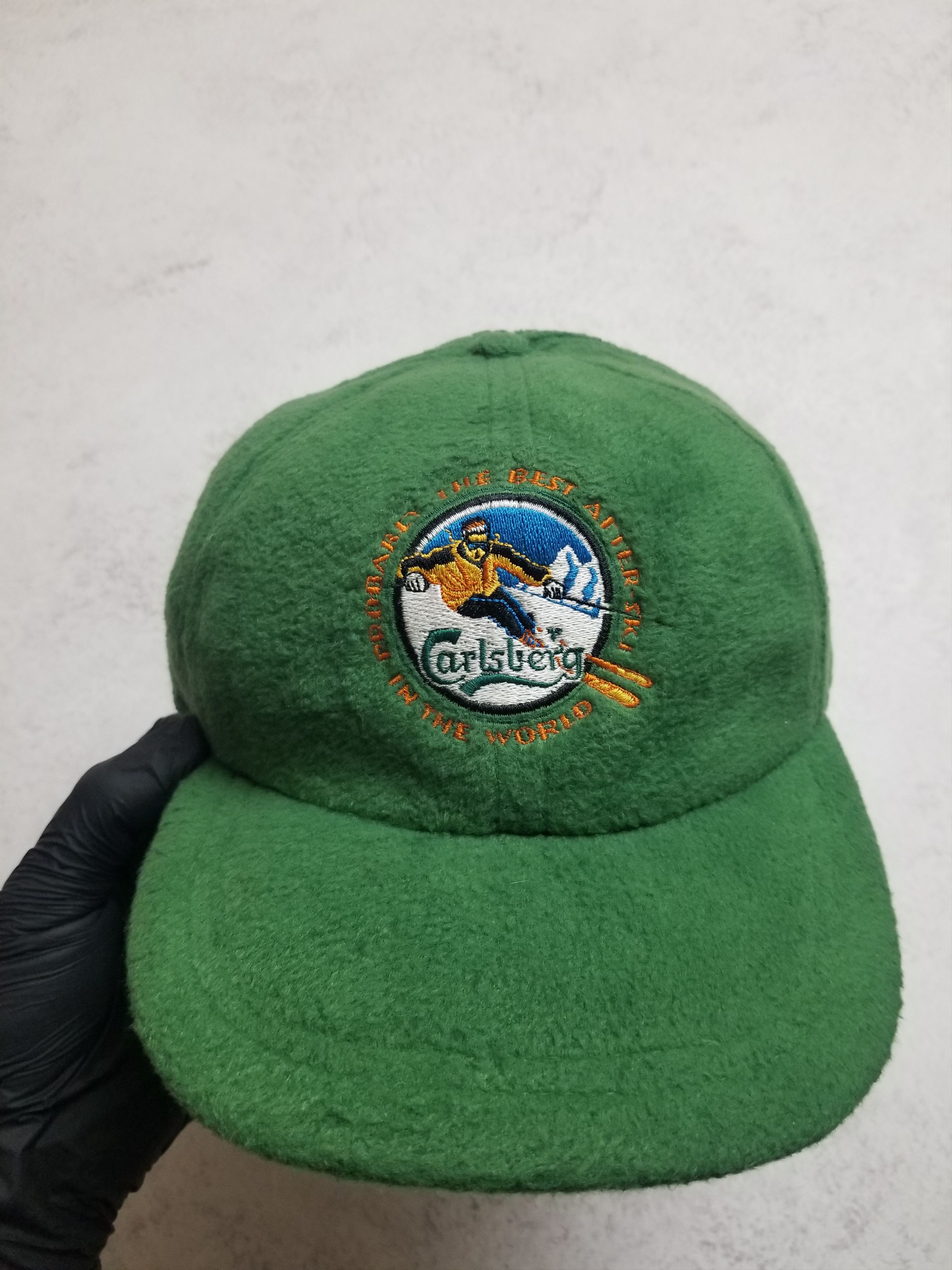 Other Vintage Carlsberg Fleece Cap Size ONE SIZE - 1 Thumbnail