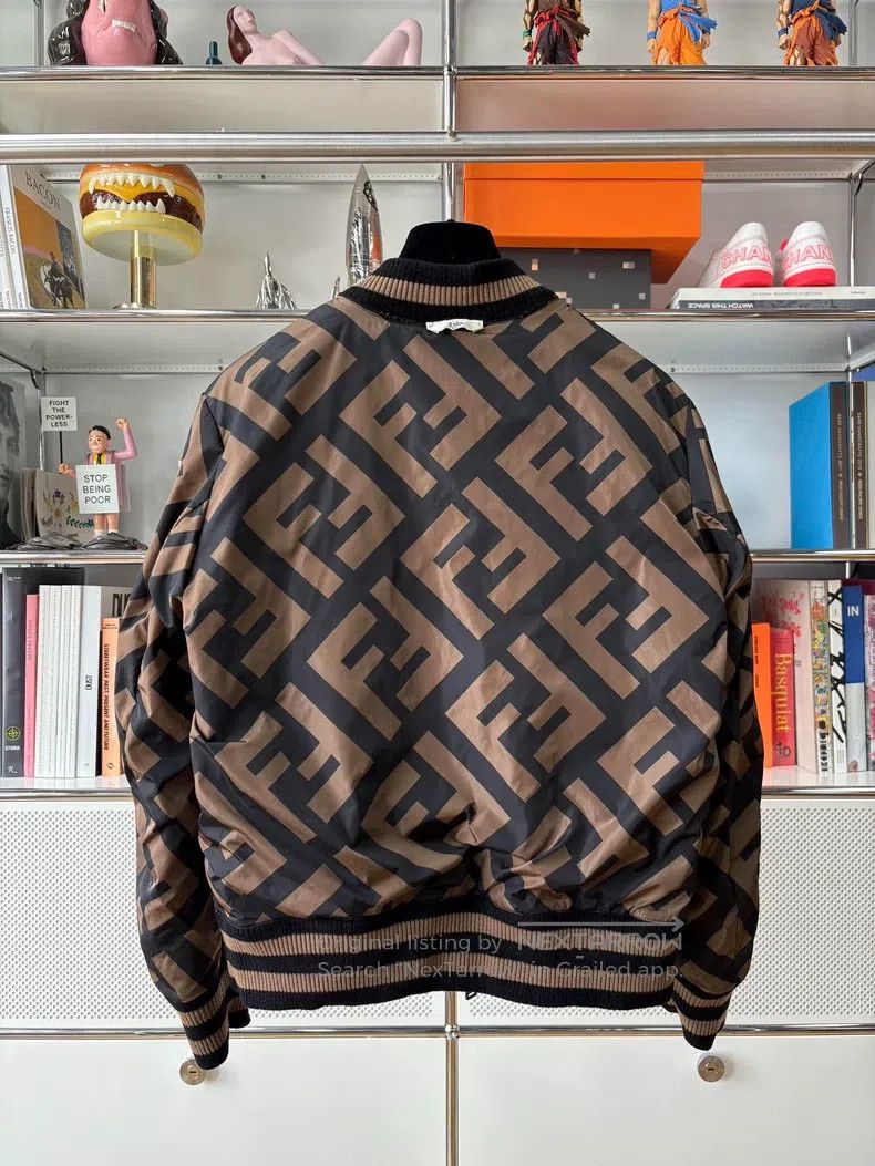 Fendi Fendi Capsule series brown reversible all-over monogrammed Size S / US 4 / IT 40 - 6 Thumbnail