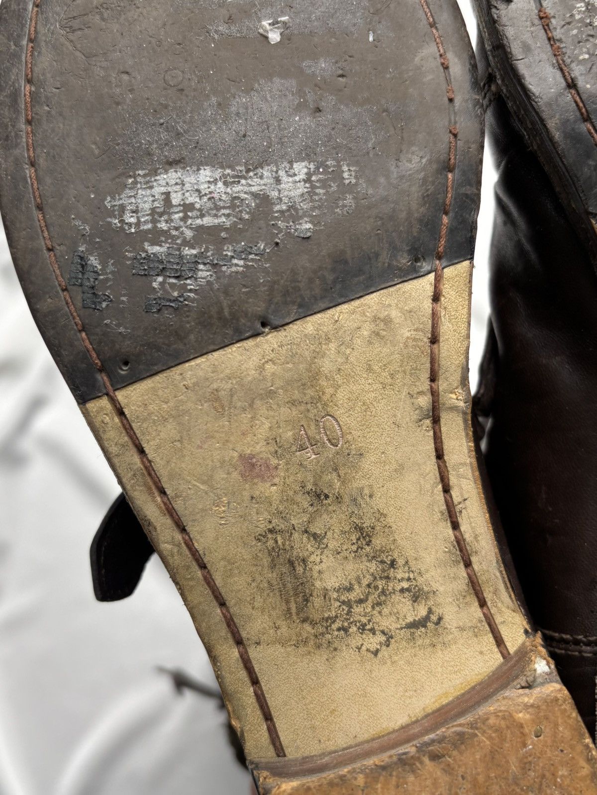 Vintage Vintage leather super rare boots with buckles and zippers Size US 9 / IT 39 - 9 Thumbnail