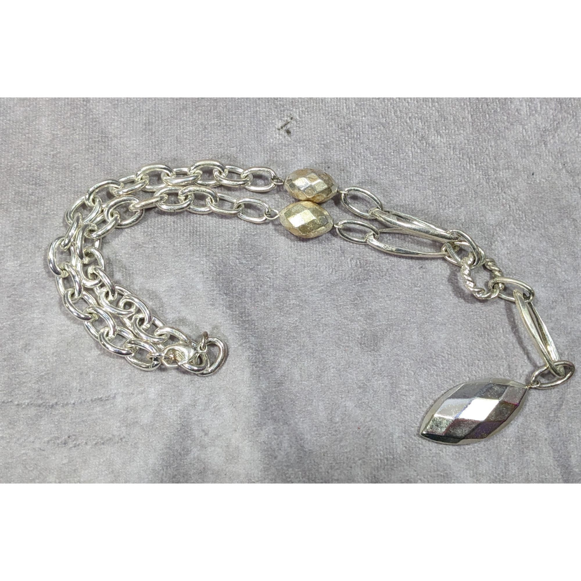 Other Chunky Glam Silver Tone & Statement Necklace Size ONE SIZE - 8 Thumbnail