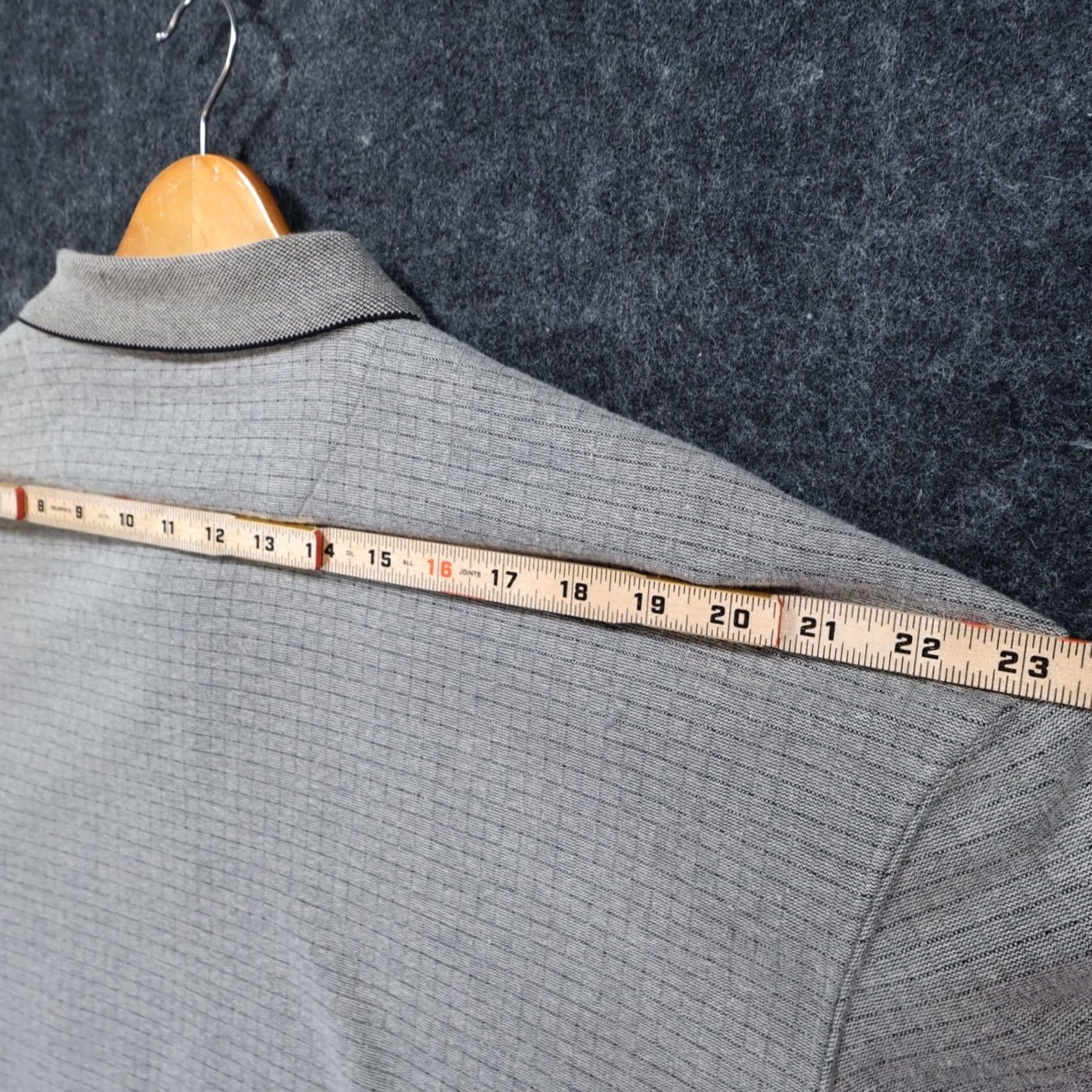Vintage Marc Edwards Polo Shirt Mens XL Gray Swift-Dry Textured Pocket Short S Size US XL / EU 56 / 4 - 6 Thumbnail