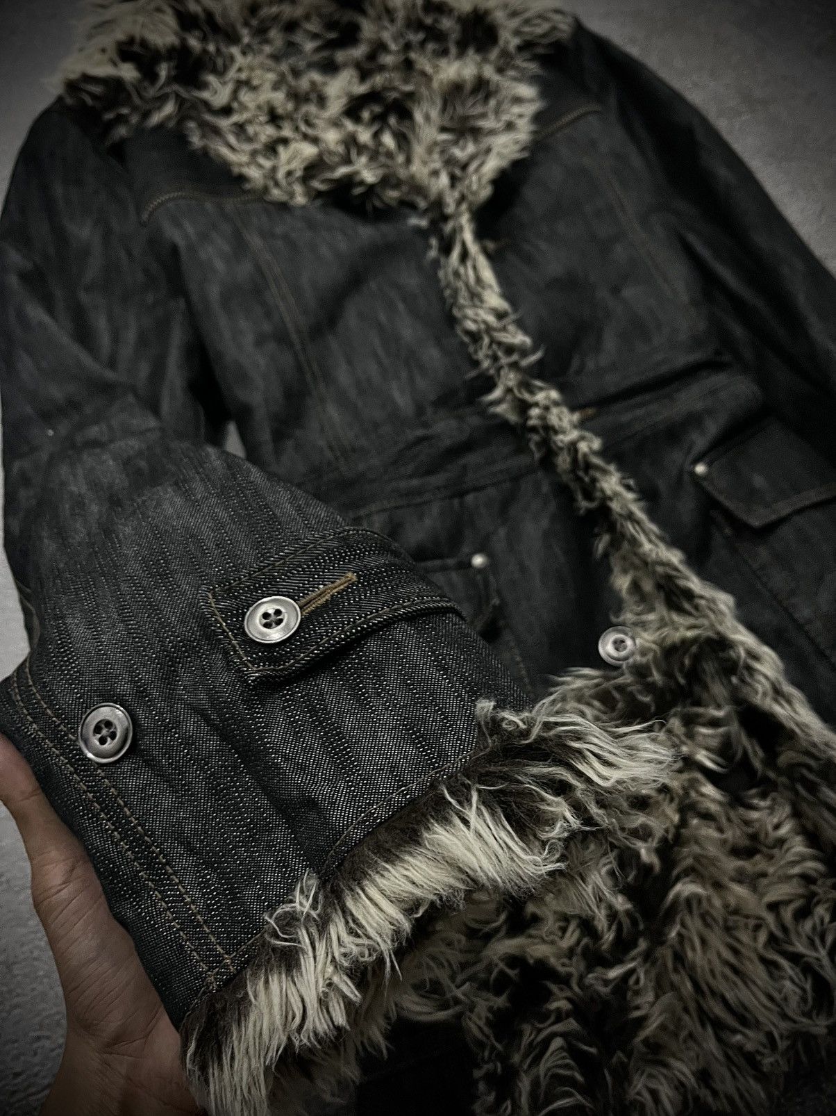 Nicole Club 2000s NICOLE CLUB FOR MEN VKEI STYLE FUR LINER JACKET Size US L / EU 52-54 / 3 - 4 Thumbnail