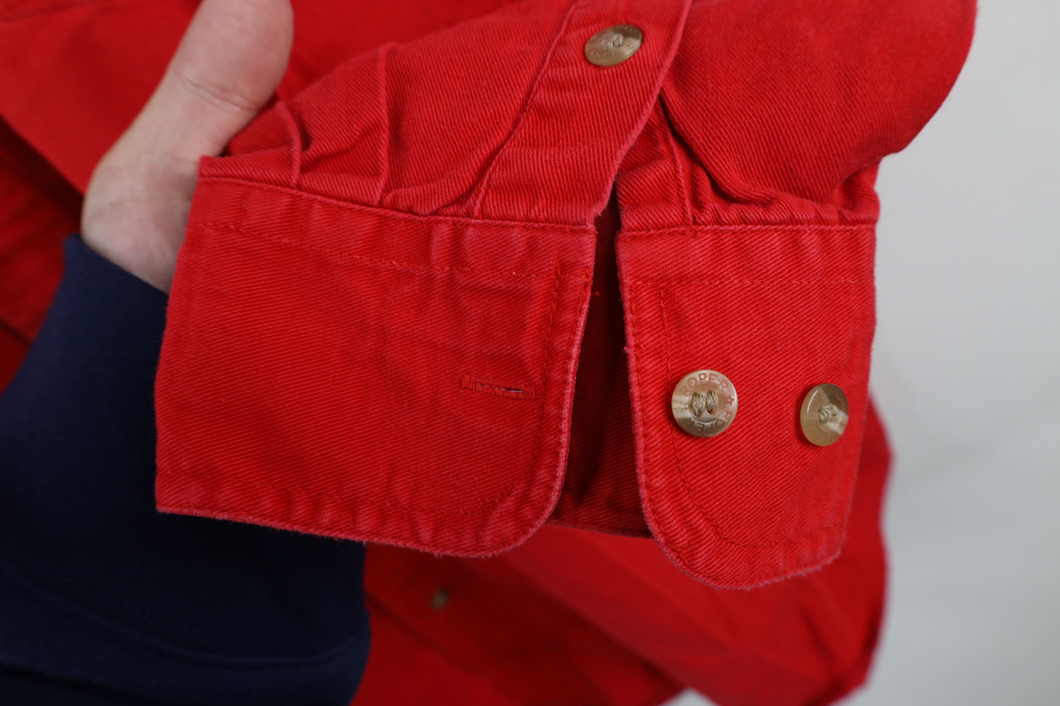 Vintage Vintage 90s Streetwear Collar Western Button Down Shirt Red Size US XXL / EU 58 / 5 - 7 Thumbnail