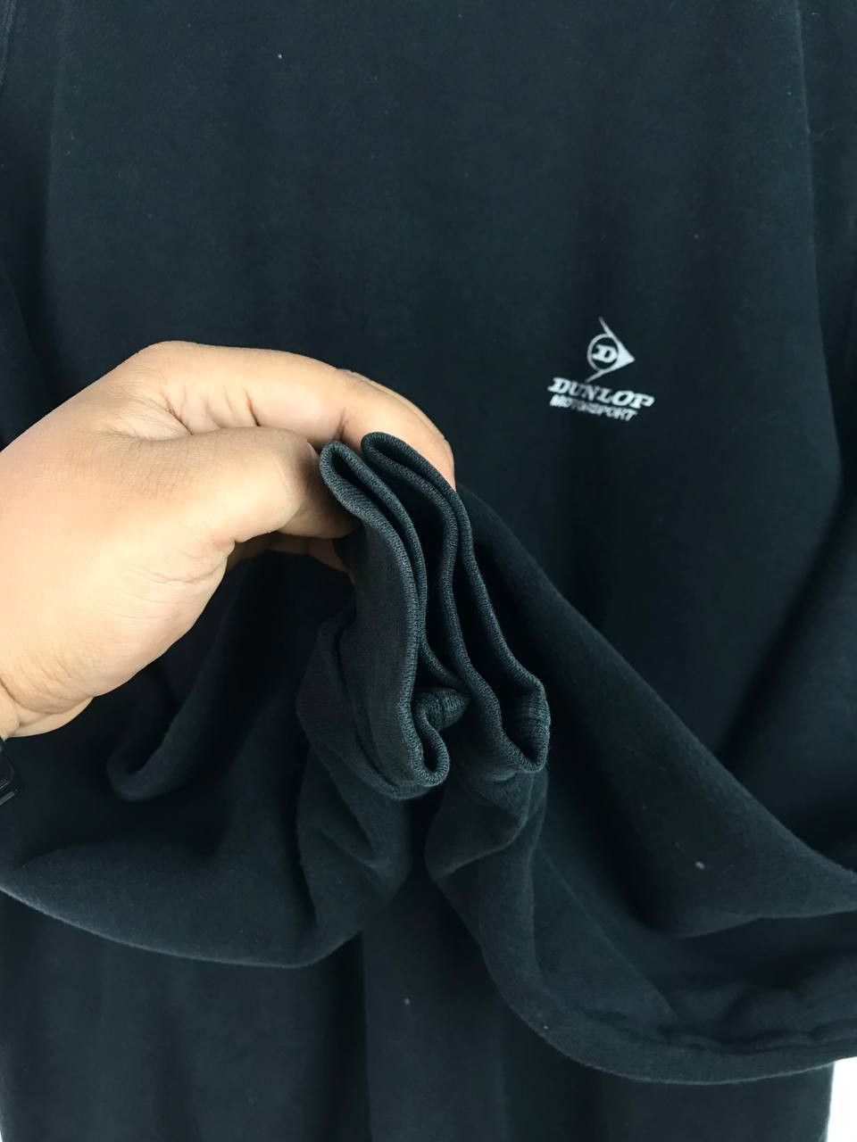 Dunlop × Vintage Vintage Dunlop All Black sweatshirt Size US L / EU 52-54 / 3 - 6 Thumbnail