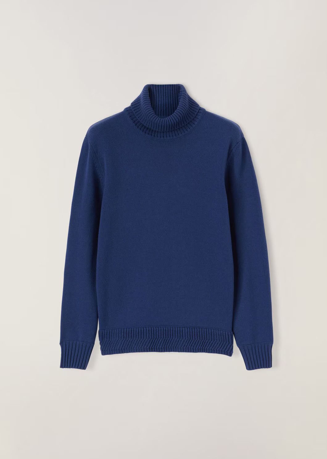 Loro Piana o1w1db10125 FAN4637 Darhan Turtleneck Sweater in Blue Size US S / EU 44-46 / 1 - 1 Preview