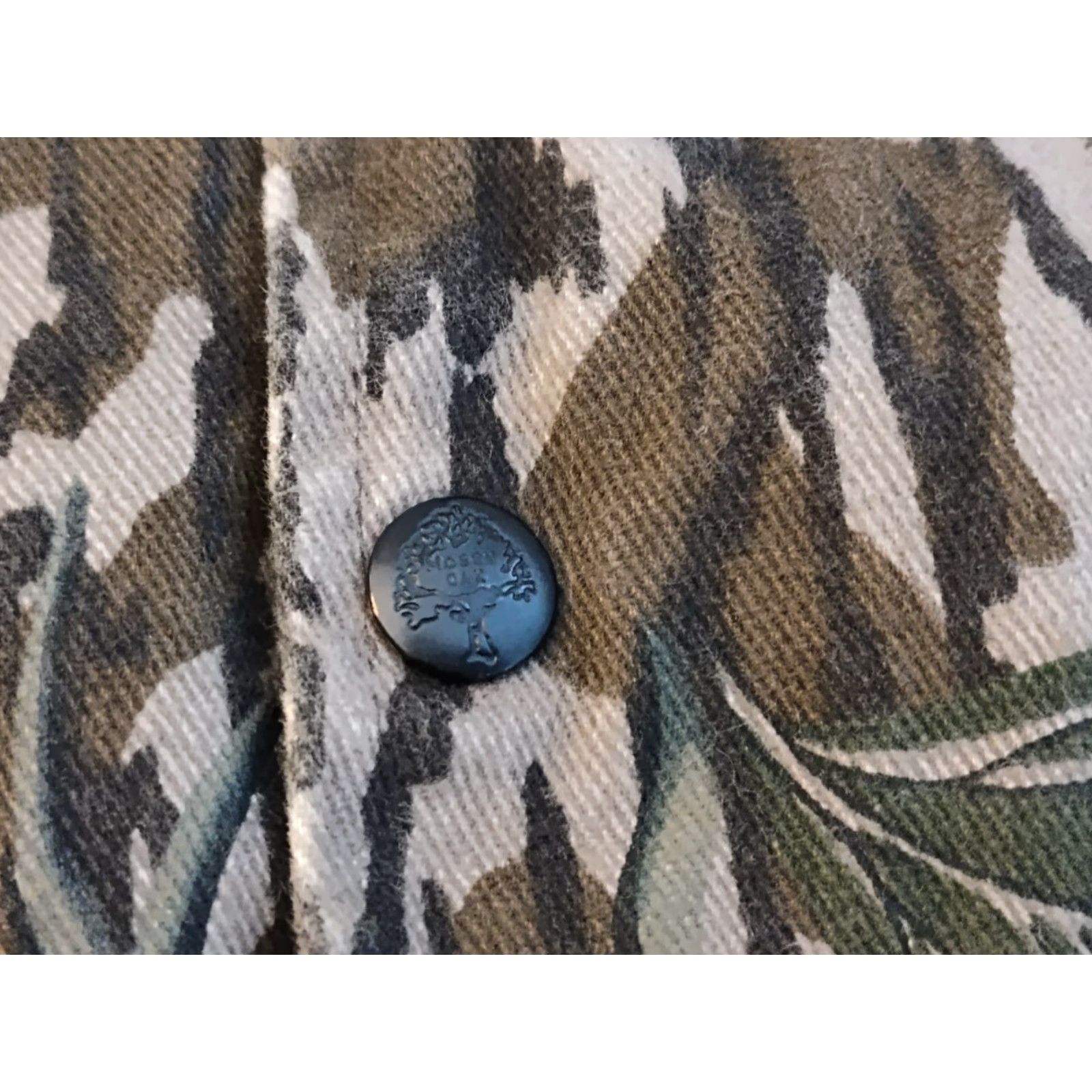 Vintage VINTAGE Mossy Oak Jacket Mens XL Brown Realtree Camouflage Outdoor Coat/Outerwear Regular Lined 100% Cotton Button Front Size US XL / EU 56 / 4 - 7 Thumbnail