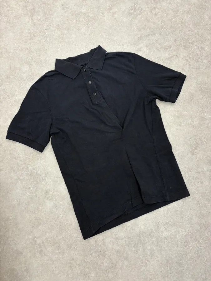 Dries Van Noten Dries Van Noten Navy Polo Shirt Size US S / EU 44-46 / 1 - 2 Thumbnail