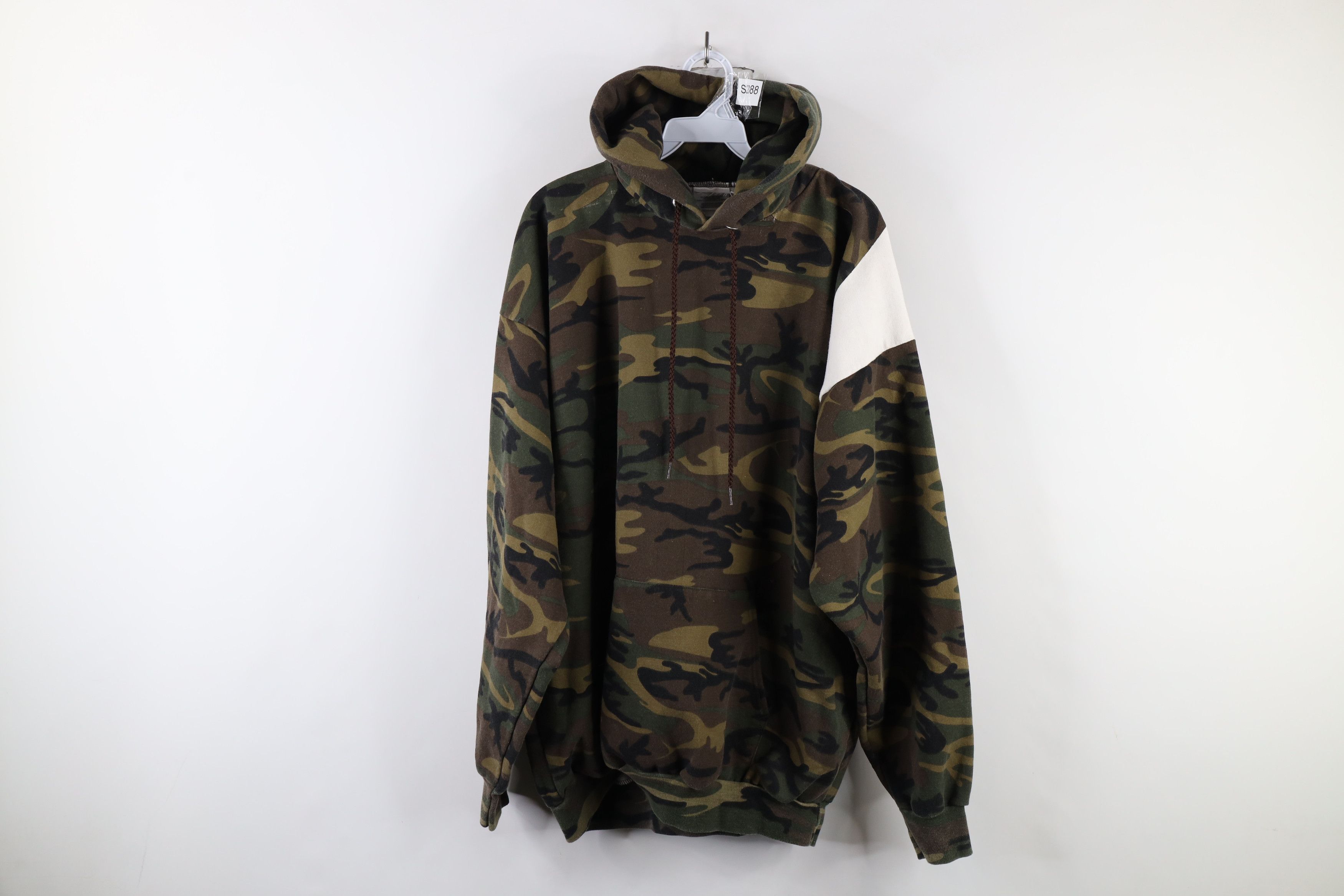 Vintage Vintage 90s Streetwear Fit Camouflage Hoodie Sweatshirt Size US XL / EU 56 / 4 - 1 Thumbnail