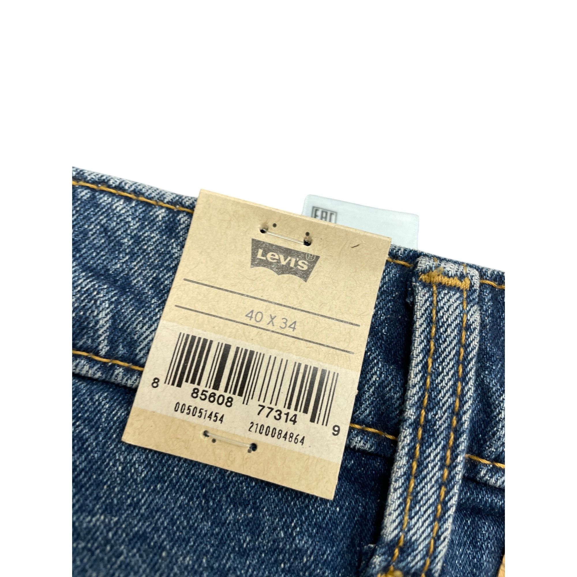Levi's Levis 505 Mens Straight Fit Blue Denim Jeans Size 40x34 SKU Size US 40 / EU 56 - 19 Thumbnail