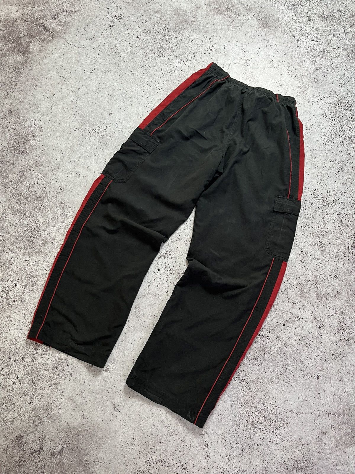 Nike × Vintage 🌽Vintage Nike Trackpants Nylon Y2K Style Drill Size US 32 / EU 48 - 2 Thumbnail