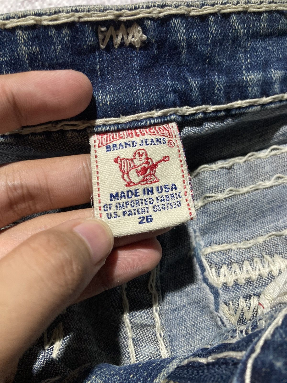 True Religion Vintage True Religion USA Bootcut Flared Denim Jeans Blue Size US 28 / EU 44 - 18 Thumbnail