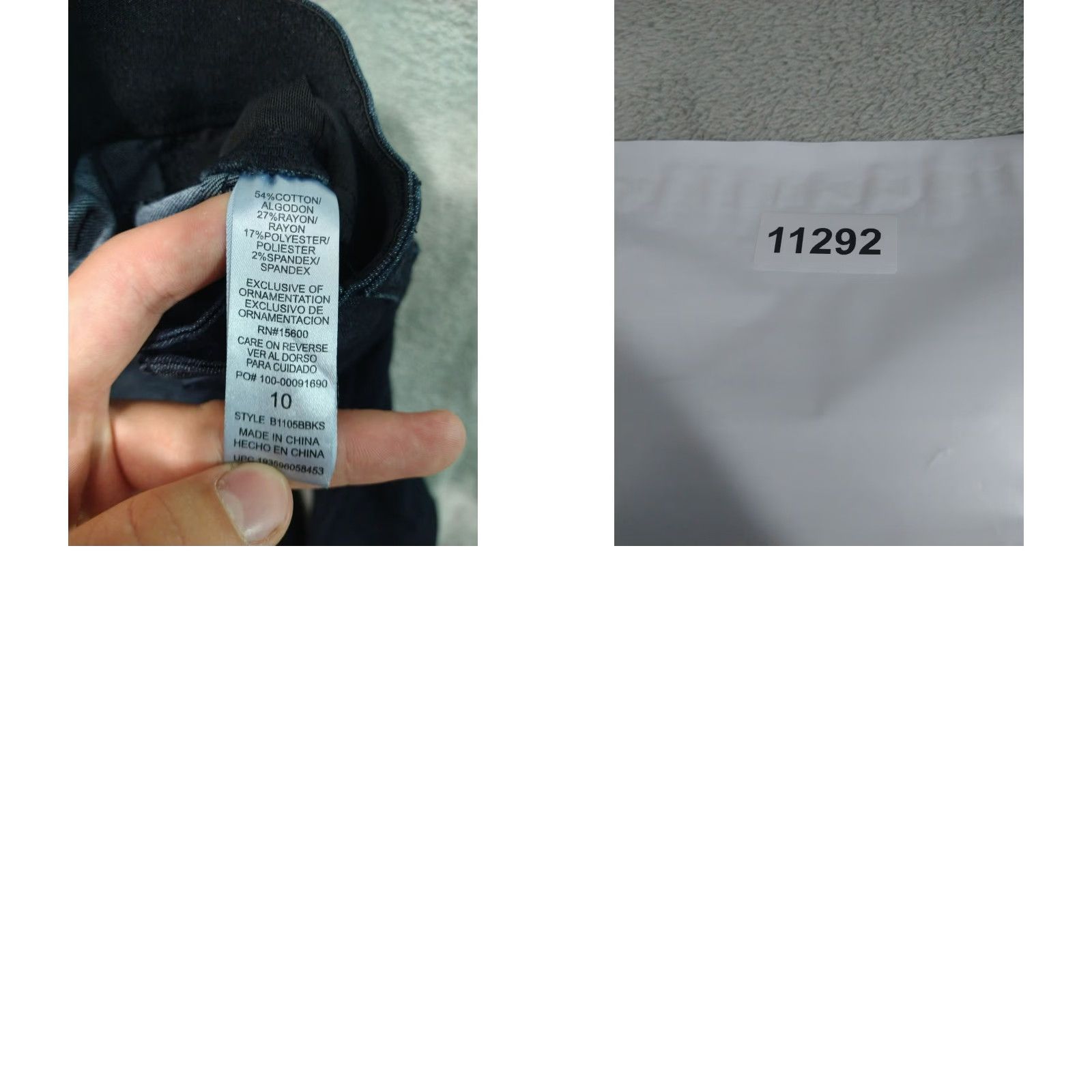 Vintage Democracy Jeans Womens 10 Blue Denim Ab Solution Mid Rise Booty Lift Jegging Size 32" / US 10 / IT 46 - 8 Thumbnail