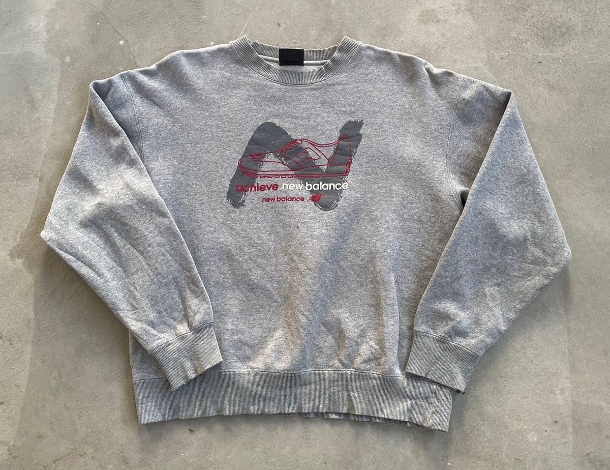 New Balance × Vintage VINTAGE NEW BALANCE ARCHIEVE DISTRESSED SWEATSHIRT Size US M / EU 48-50 / 2 - 1 Thumbnail