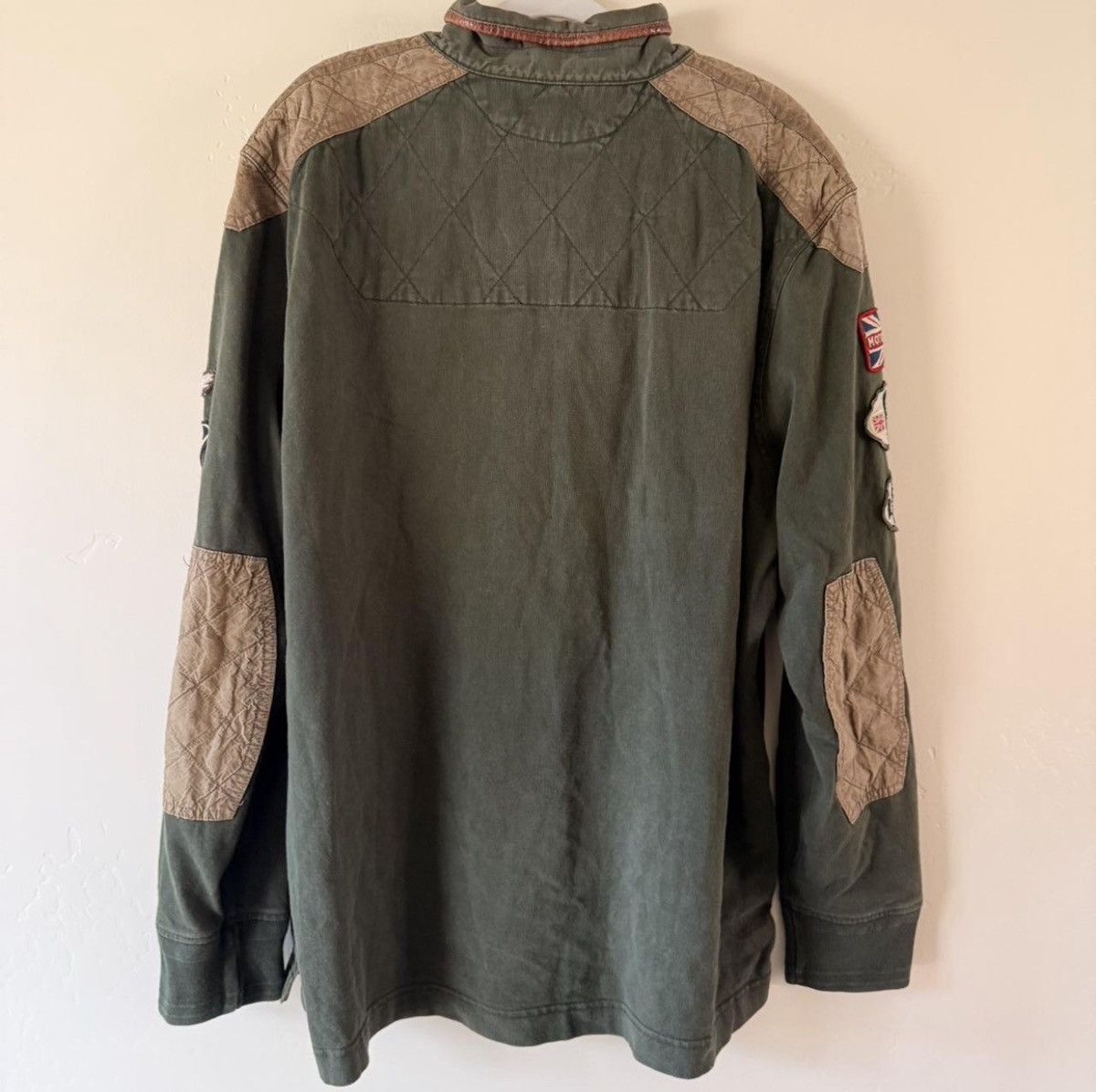 Polo Ralph Lauren Vintage Rare Polo Ralph Lauren Long Sleeve Polo With Patches Size US XL / EU 56 / 4 - 2 Thumbnail