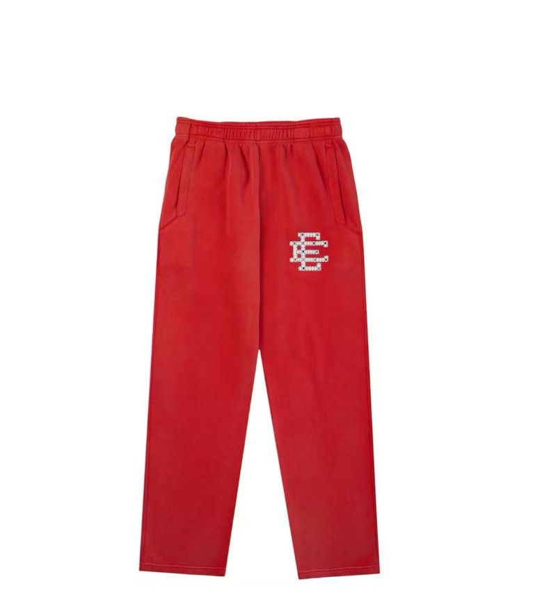 Eric Emanuel Eric Emanuel EE red studded sweatpants large Size US 32 / EU 48 - 1 Thumbnail