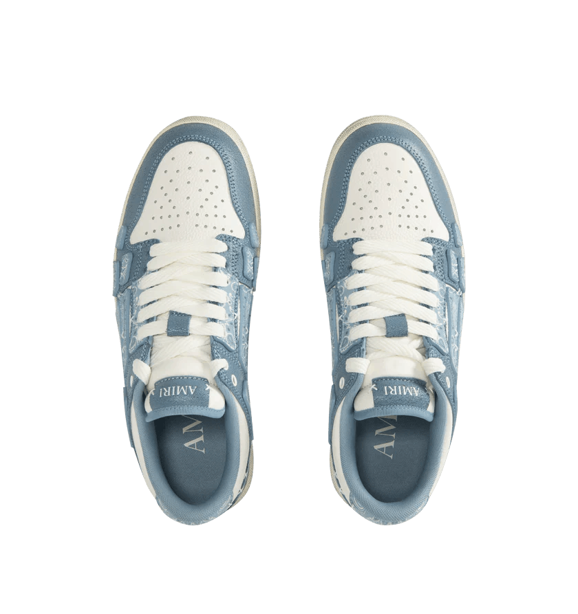 o1h1sh11225 Bandana Skel Low Top Sneaker in Ashley Blue