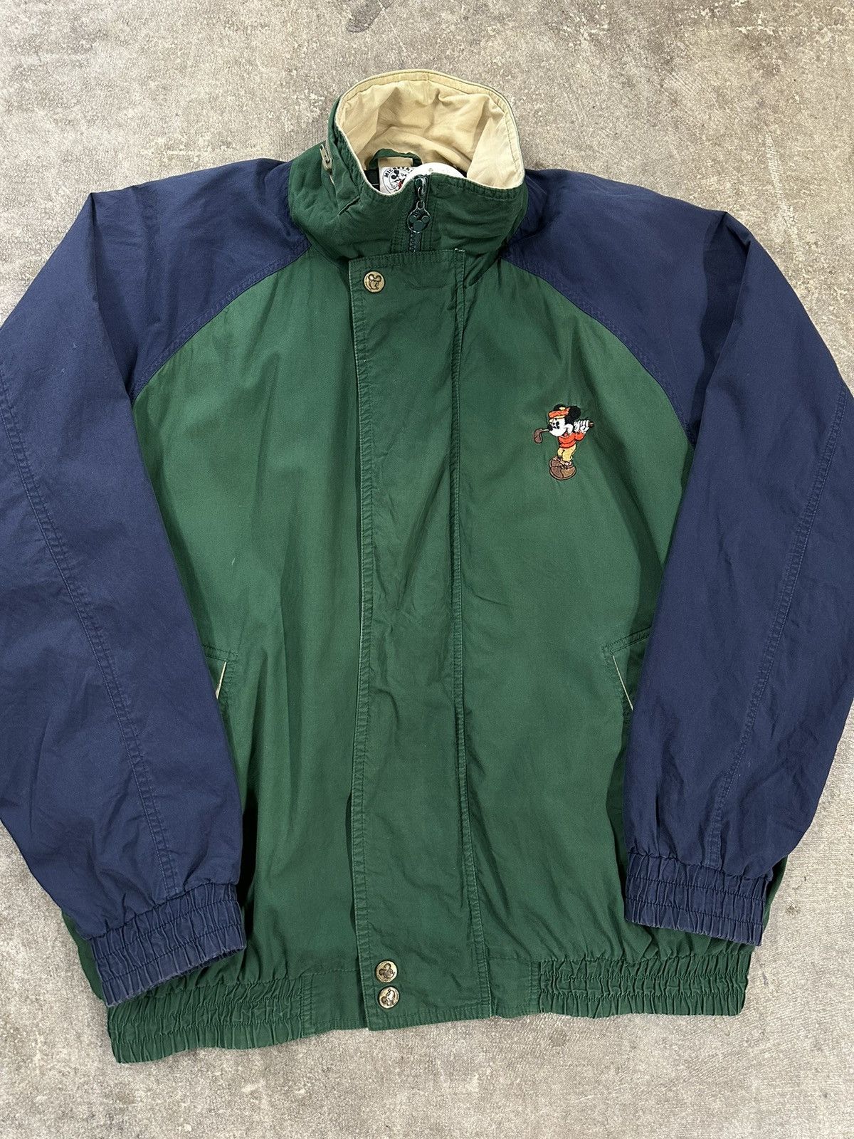 Mickey Mouse Vintage 90s Mickey & Co Golf Cartoon Jacket Size US L / EU 52-54 / 3 - 4 Thumbnail