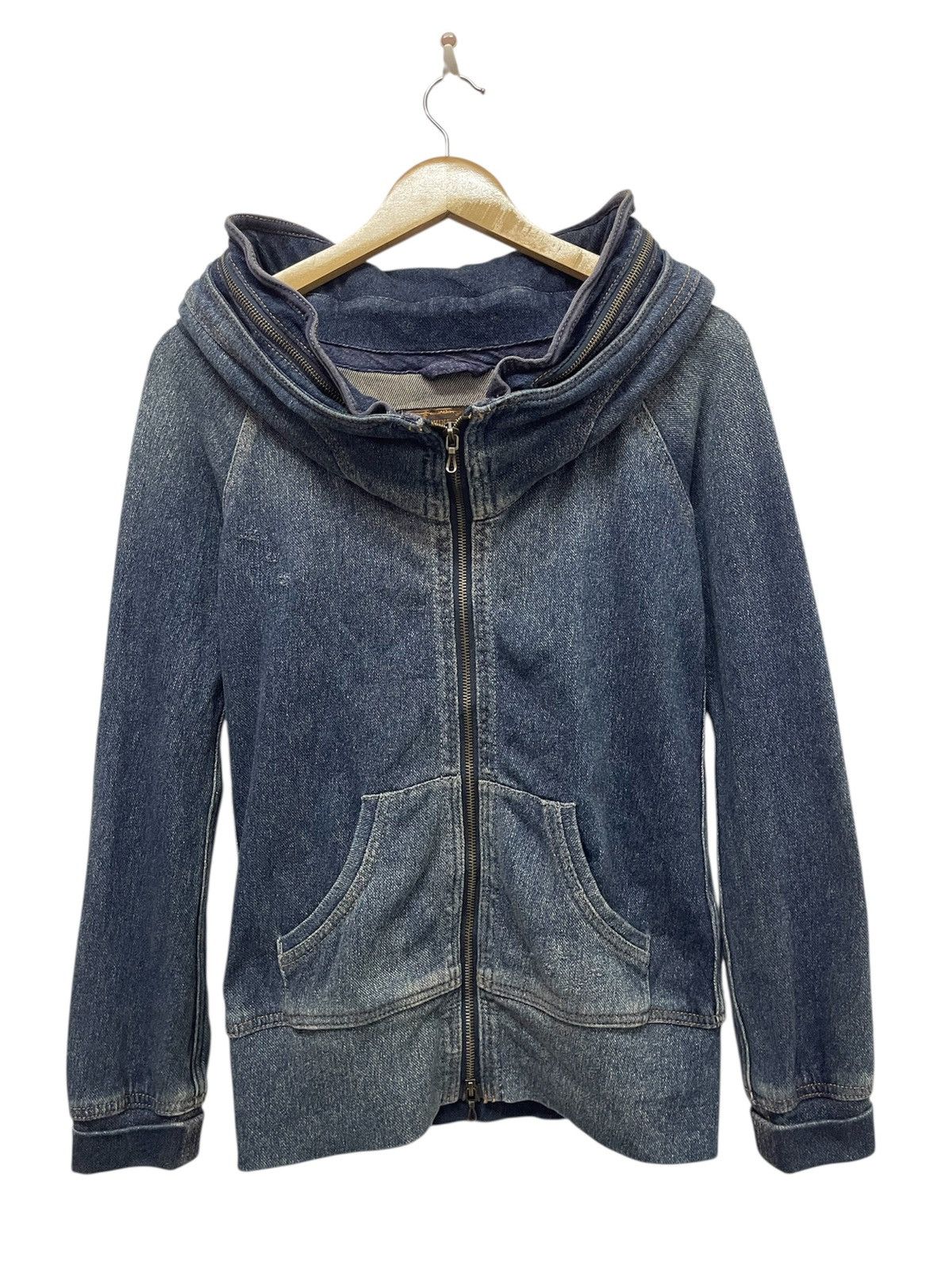 GOA GOA Indigo Dyed Bono Hoodies LGB If Six Was Nine Size US M / EU 48-50 / 2 - 2 Thumbnail