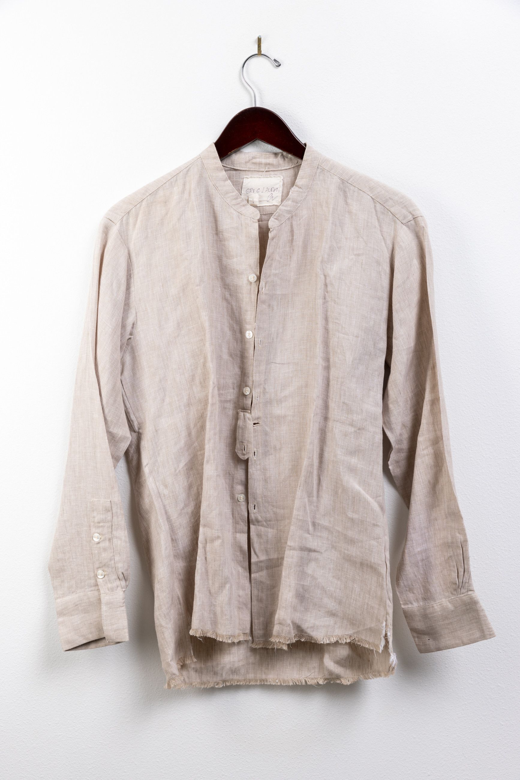 Greg Lauren The linen studio shirt - rare archive Size US S / EU 44-46 / 1 - 6 Thumbnail
