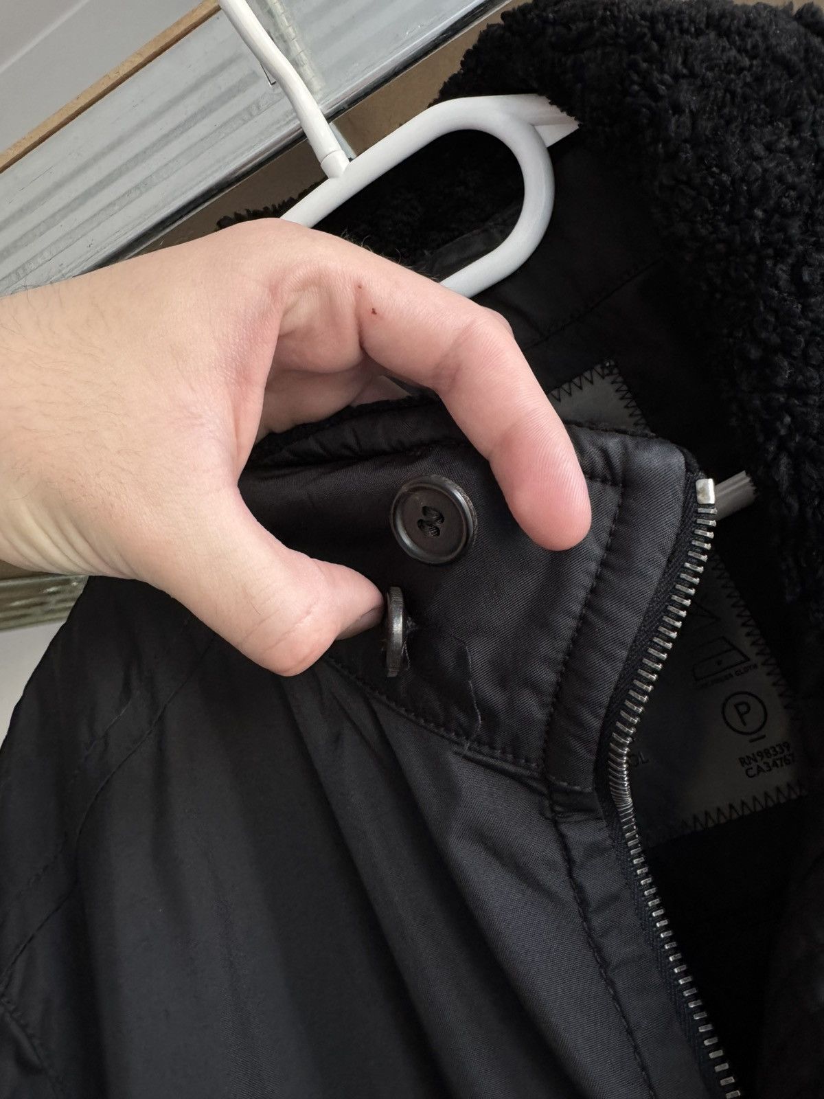 Prada Vintage Prada Black Tab Nylon Fur Bomber Jacket 2000s Luxury Size US L / EU 52-54 / 3 - 19 Thumbnail