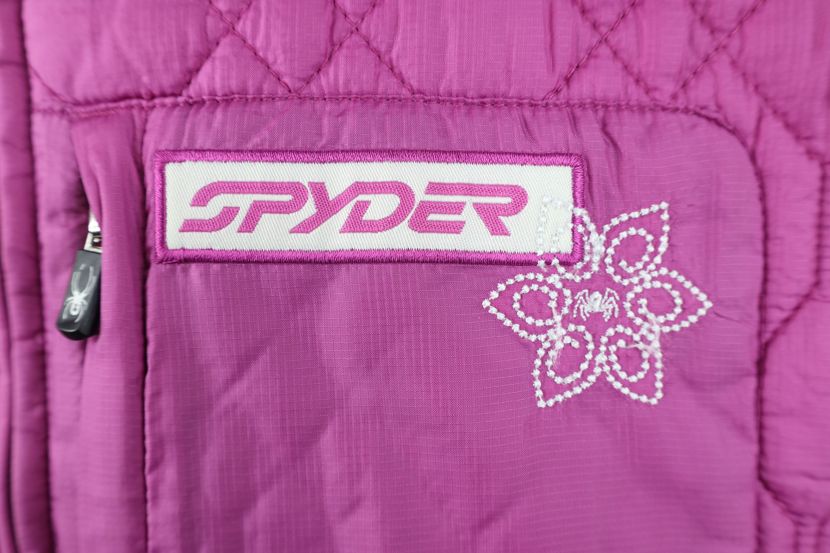 Spyder Vintage Spyder Flower Quilted Full Zip Puffer Vest Jacket Size XL / US 12-14 / IT 48-50 - 4 Thumbnail