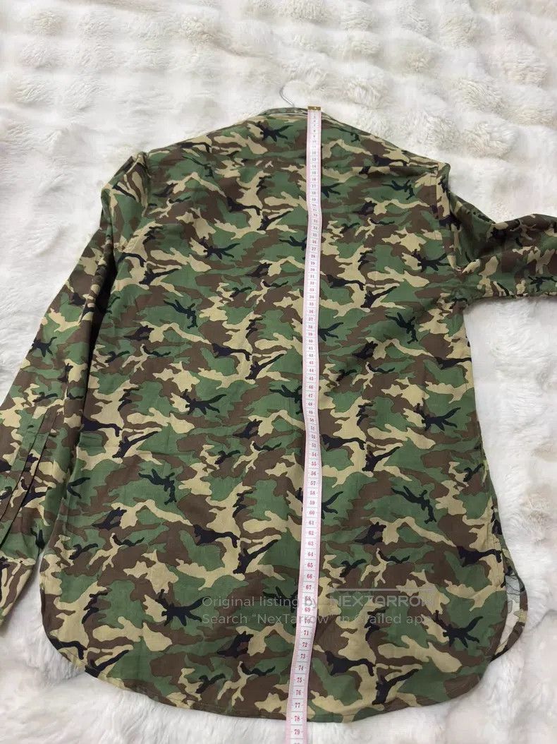 Saint Laurent Paris Saint Laurent Paris Original Camouflage Shirt Size XS / US 0-2 / IT 36-38 - 9 Thumbnail
