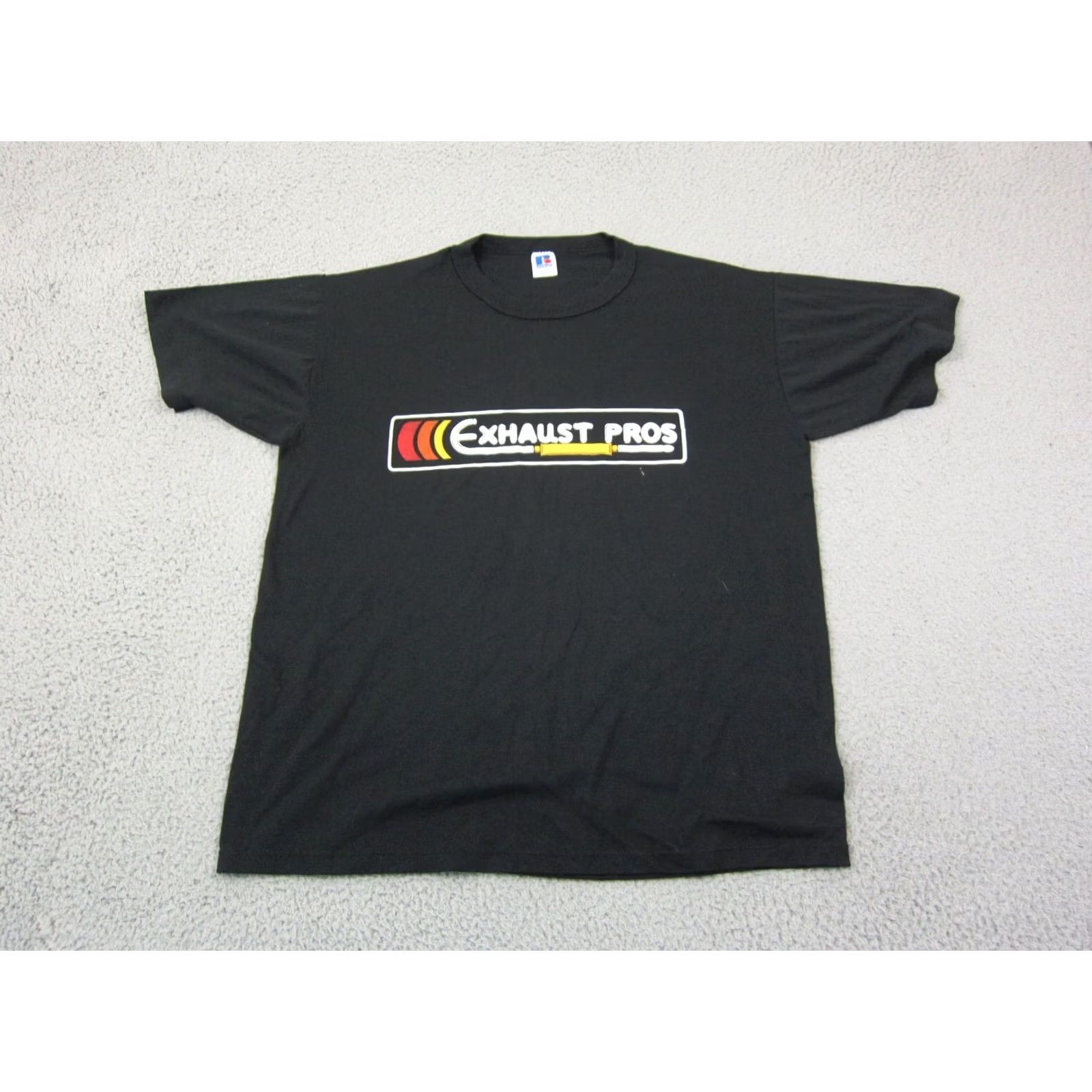Russell Athletic VINTAGE Russell Athletic Shirt Mens L Black 90s City Classic Athletic Logo Short Sleeve Crew Neck T-Shirt Size US L / EU 52-54 / 3 - 2 Thumbnail