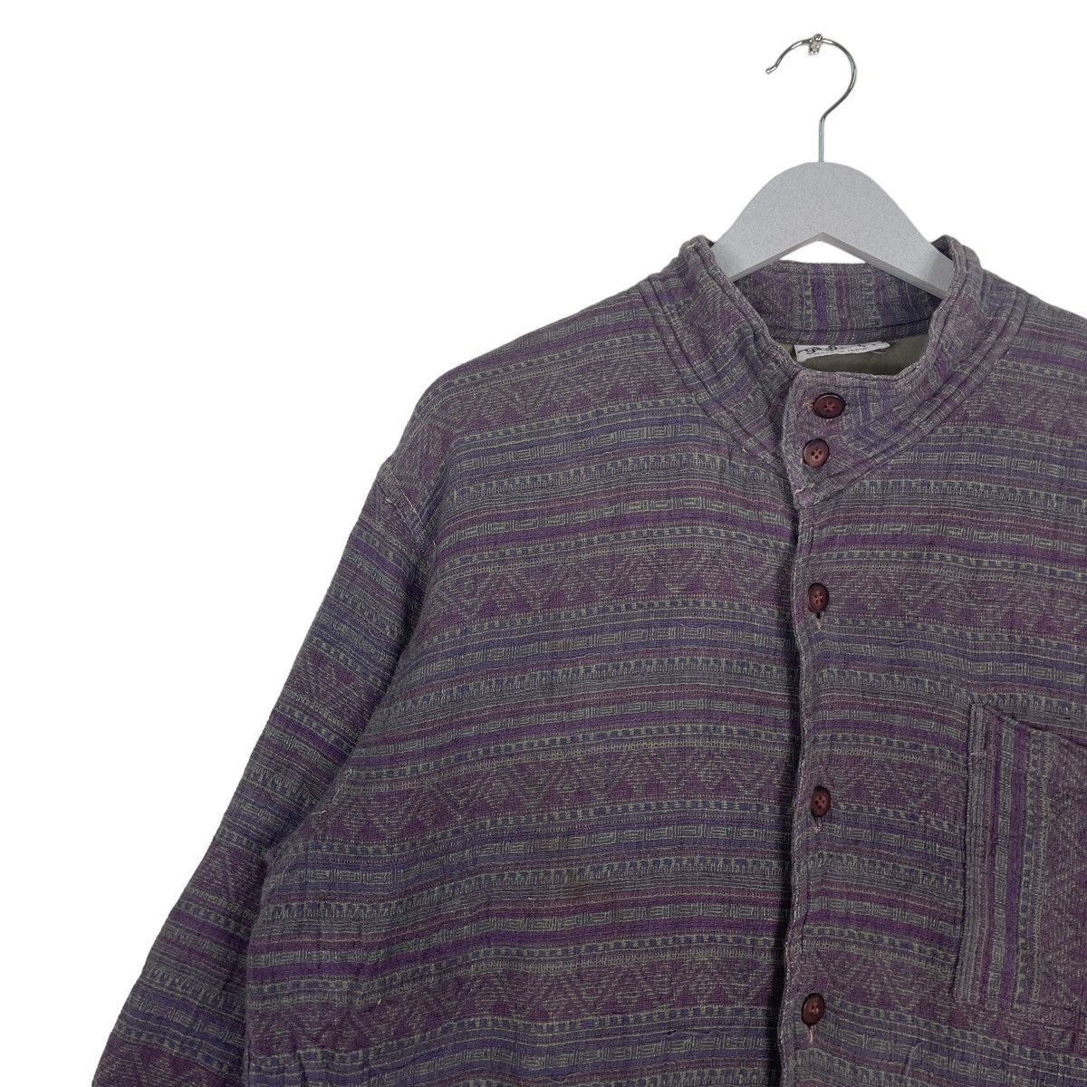 45rpm × Japanese Brand × Vintage 💥80s YASHODA BORO INSPIRED KAPITAL BUTTON JACKET Size US L / EU 52-54 / 3 - 6 Thumbnail