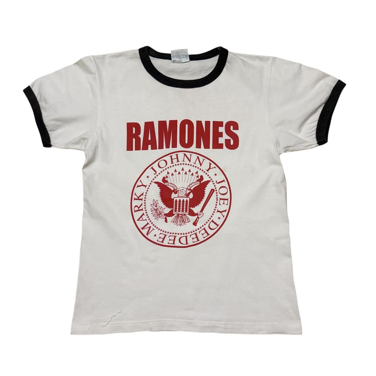 Vintage Ringer Band The Ramones Big Logo T Shirt