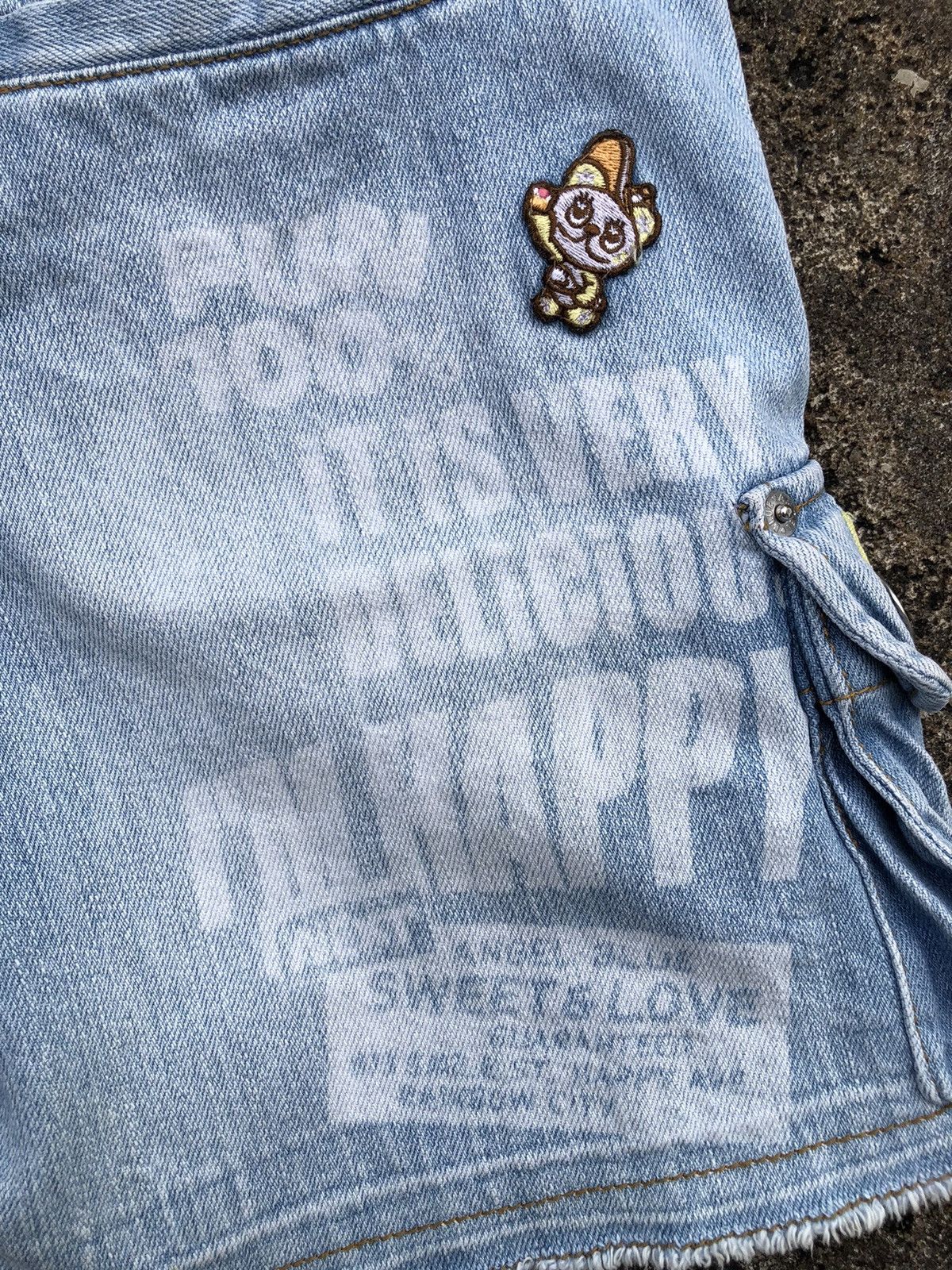 Angel Blue Angel Blue Japanese Hotpants Jeans Denim Distressed Cargo Size 38" / US 16 / IT 52 - 17 Thumbnail
