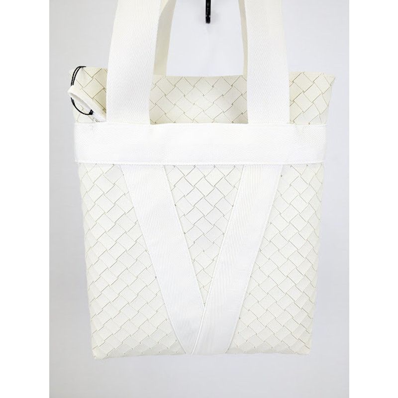 Bottega Veneta o1rshd1 Size: OS / Soft Rubber Borsa Bag in White/Chalk Size ONE SIZE - 3 Thumbnail