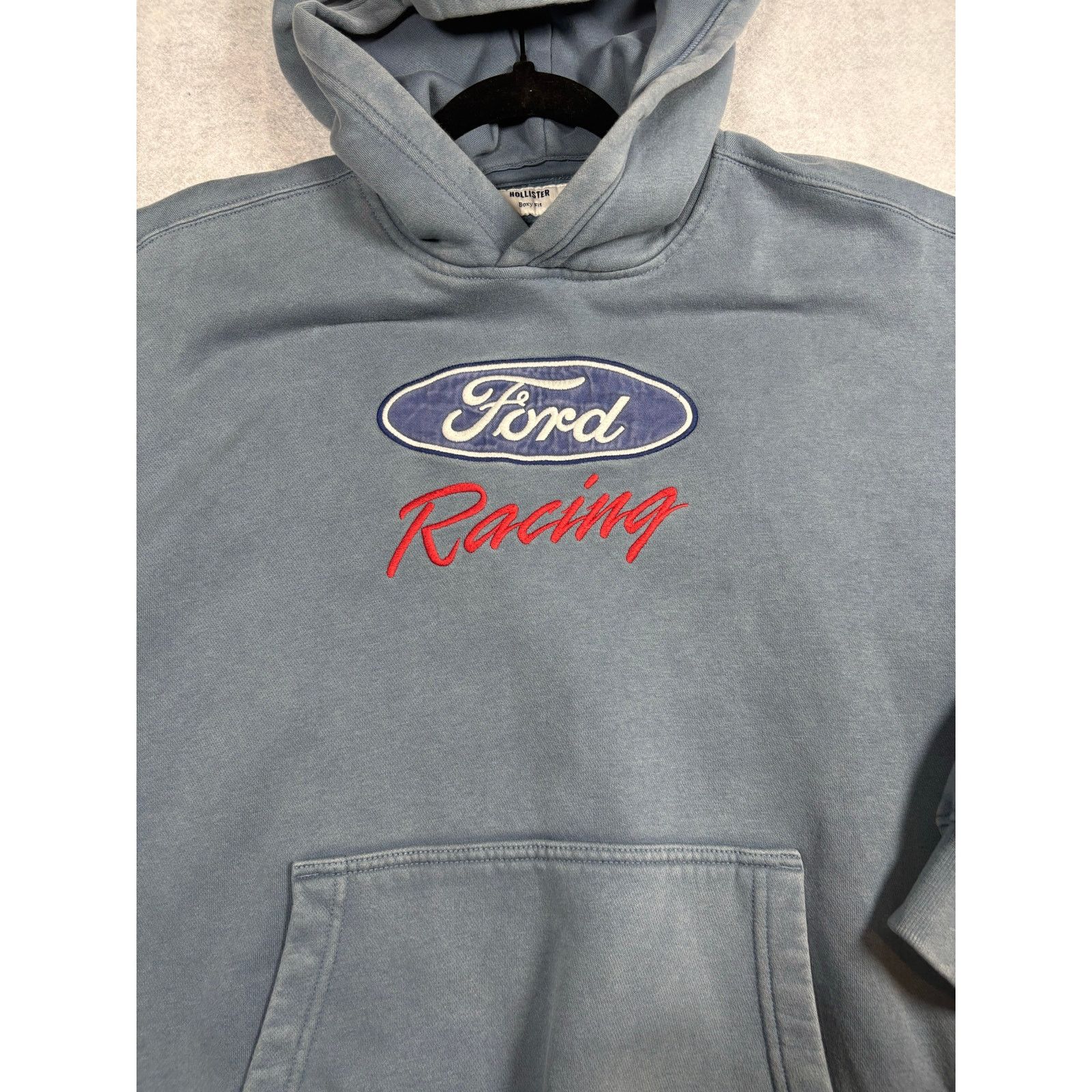 Hollister Hollister Ford Racing Hoodie Blue Boxy Fit Size Small #0555 Size US S / EU 44-46 / 1 - 2 Thumbnail