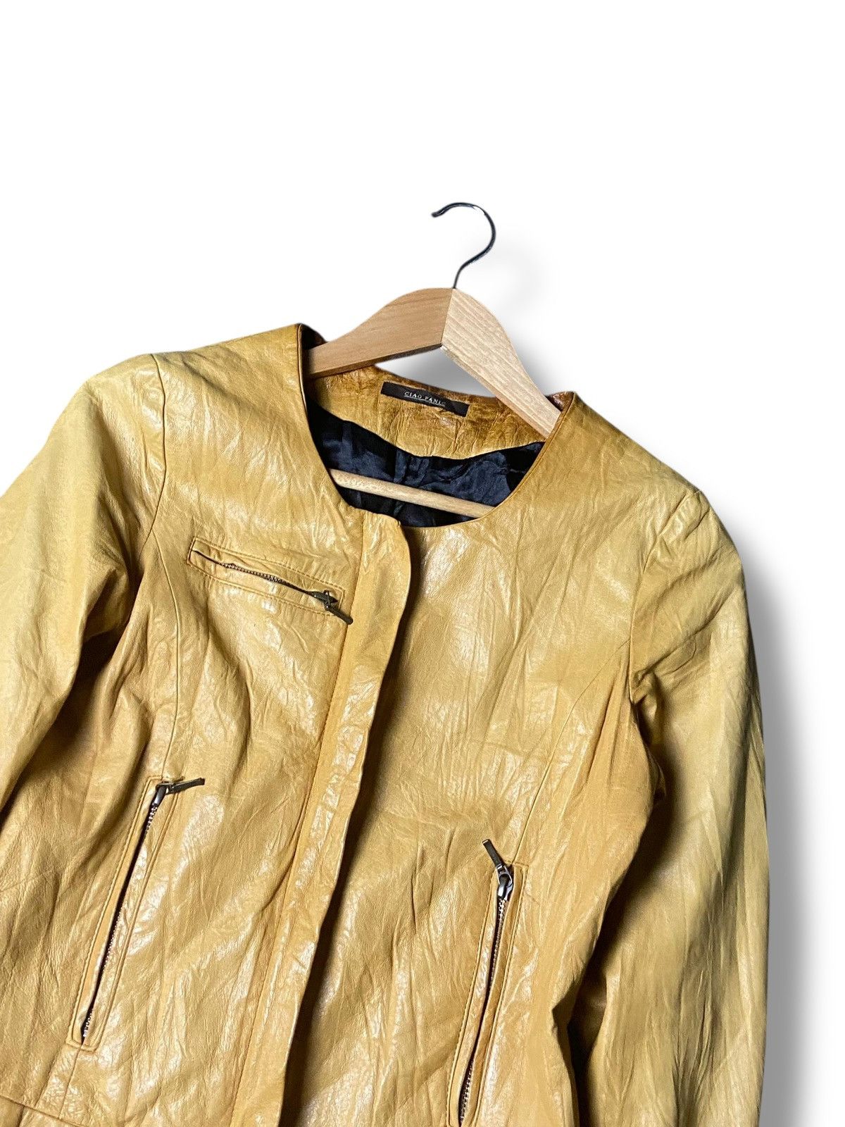 Ciaopanic Ciaopanic Crop Leather Jacket (159) Size US XXS / EU 40 - 2 Thumbnail