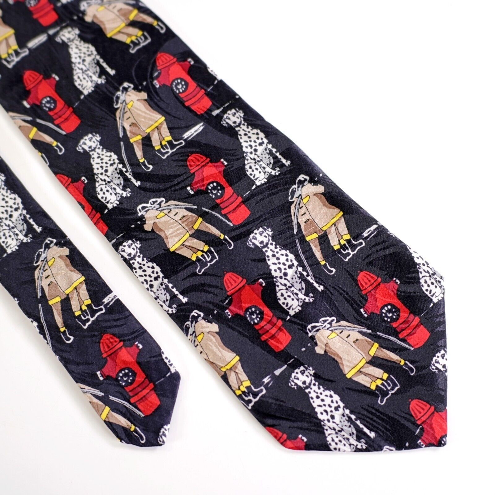 Other RM Style Firefighter Dalmation Black Jacqard Print Short Sil Size ONE SIZE - 1 Thumbnail
