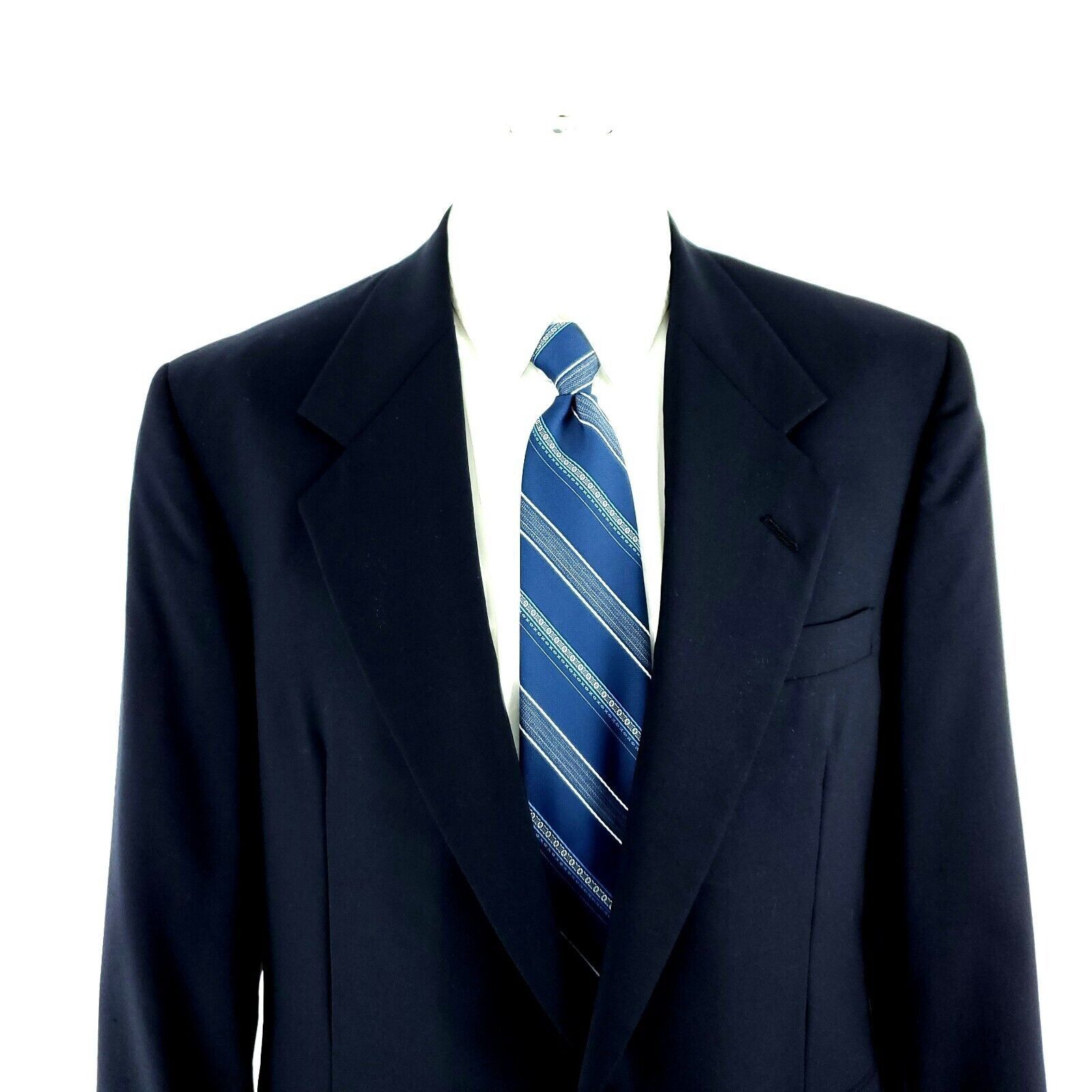 Tom James Tom James Executive Wool 2 Button Blazer 38R Blue Size 38R - 1 Thumbnail